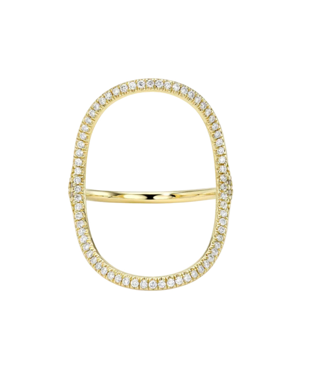 Continuity Pavé Ring by White/Space - At Present Jewelry