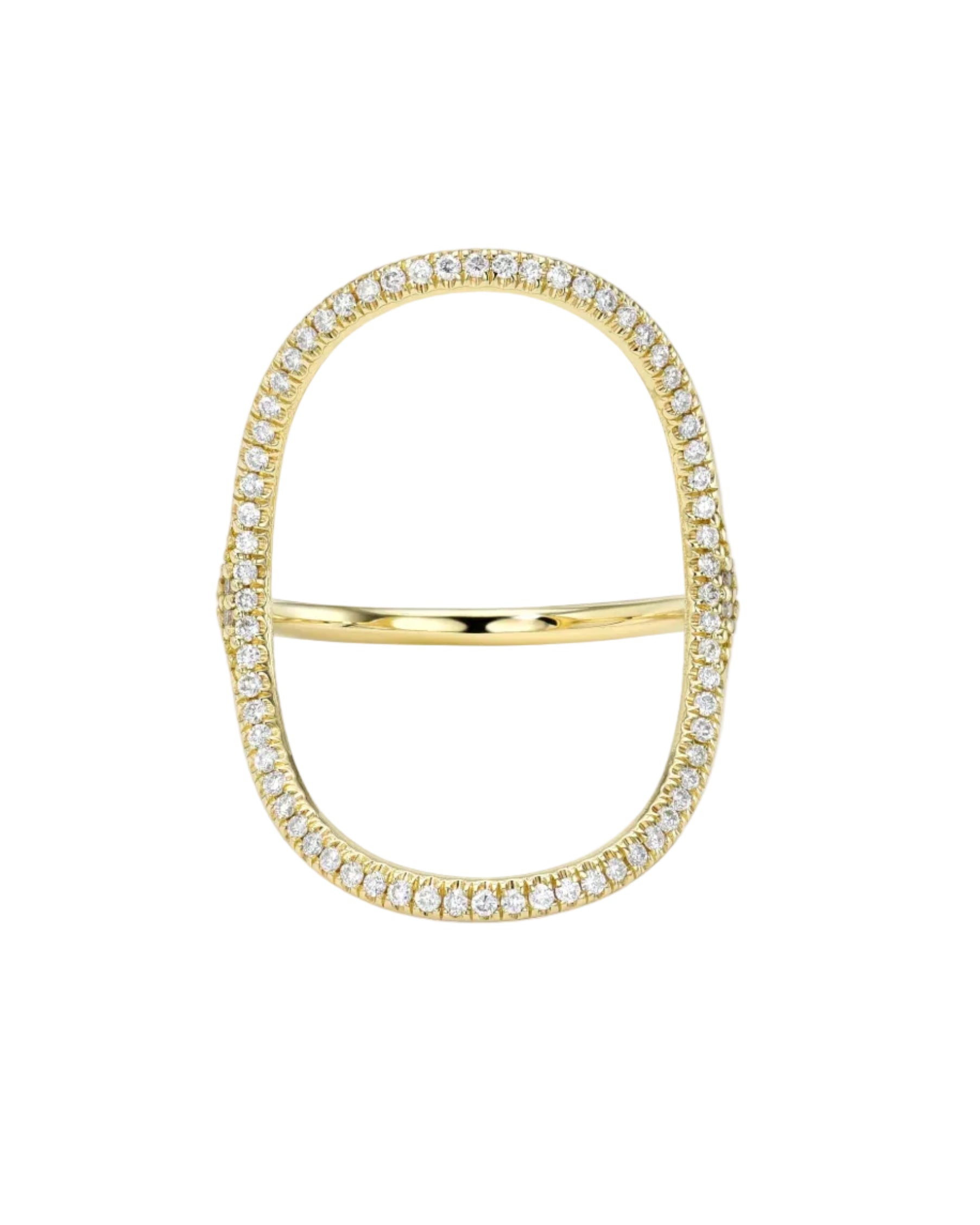 Continuity Pavé Ring by White/Space - At Present Jewelry