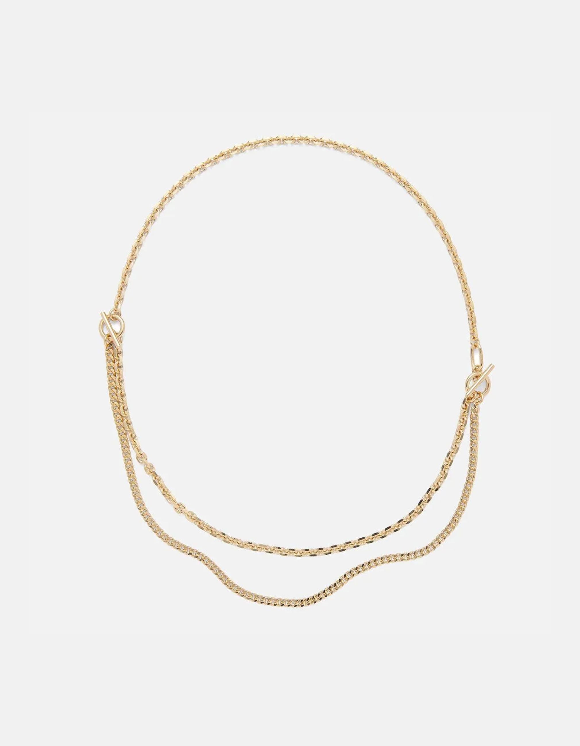 3 Way Necklace in Gold by Lady Grey - At Present Jewelry