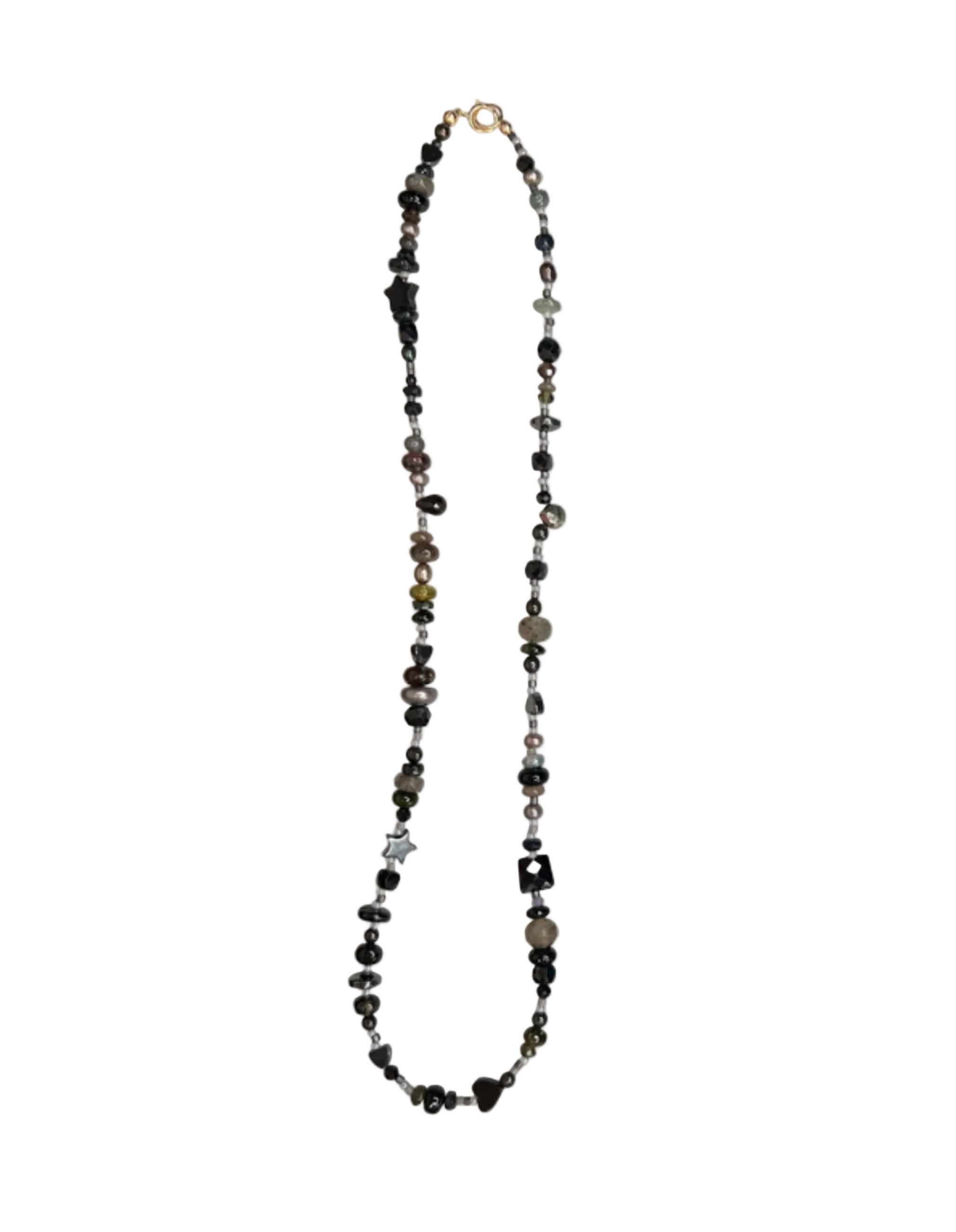 Black & Gray Cutie Necklace by Encirkled Jewelry - At Present Jewelry