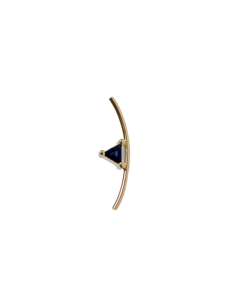 Element Curve Gold Stud Earring