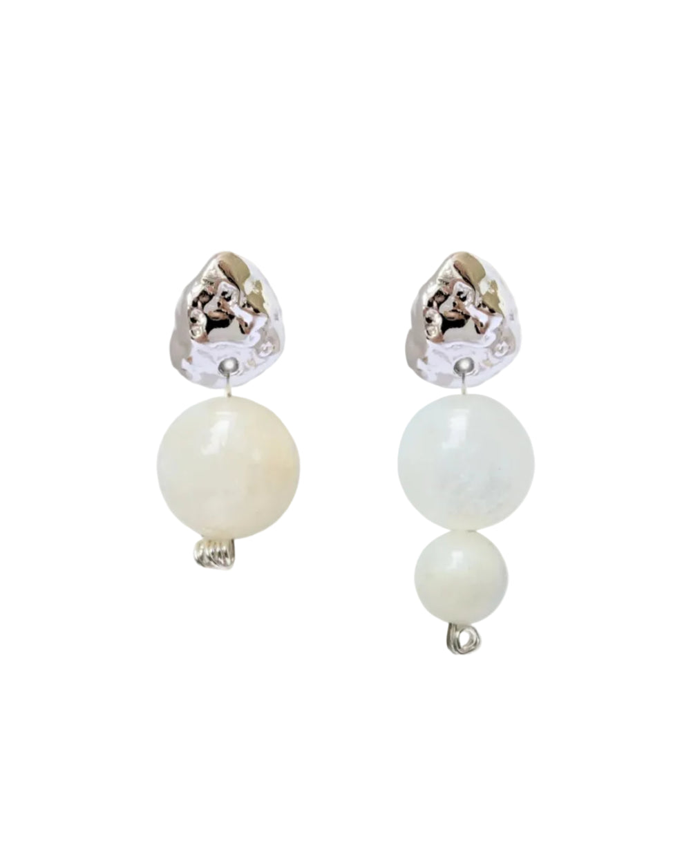 Blue Moon Earrings by Anita Berisha - At Present Jewelry