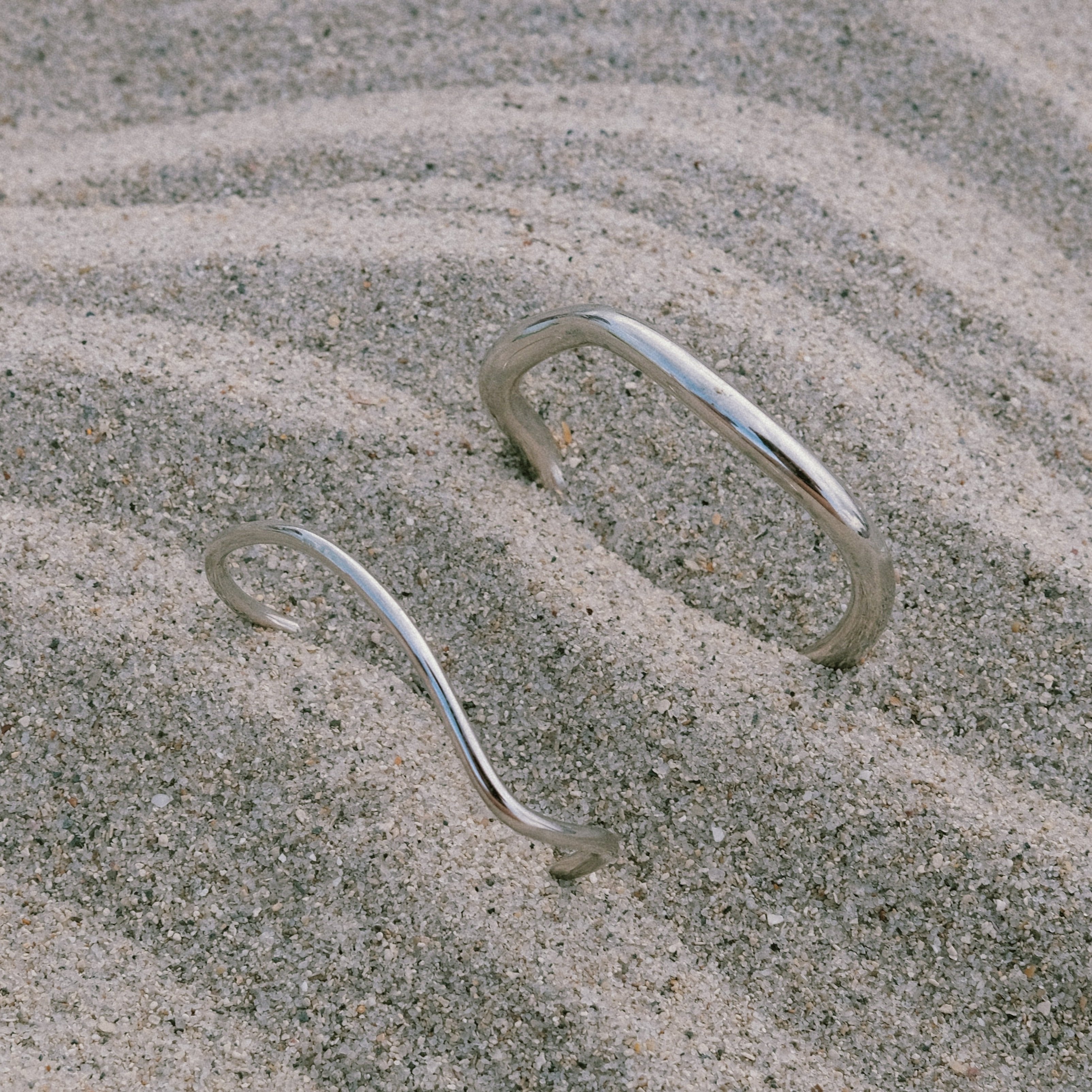 It Comes in Waves Bangle Set by Anita Berisha - At Present Jewelry