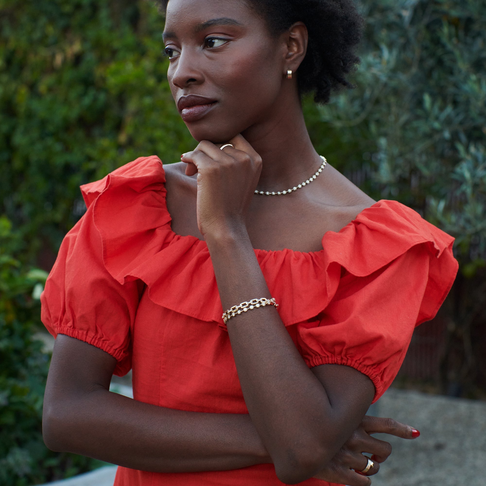 Diamond Hex Tennis Bracelet by Ariel Gordon Jewelry - At Present Jewelry