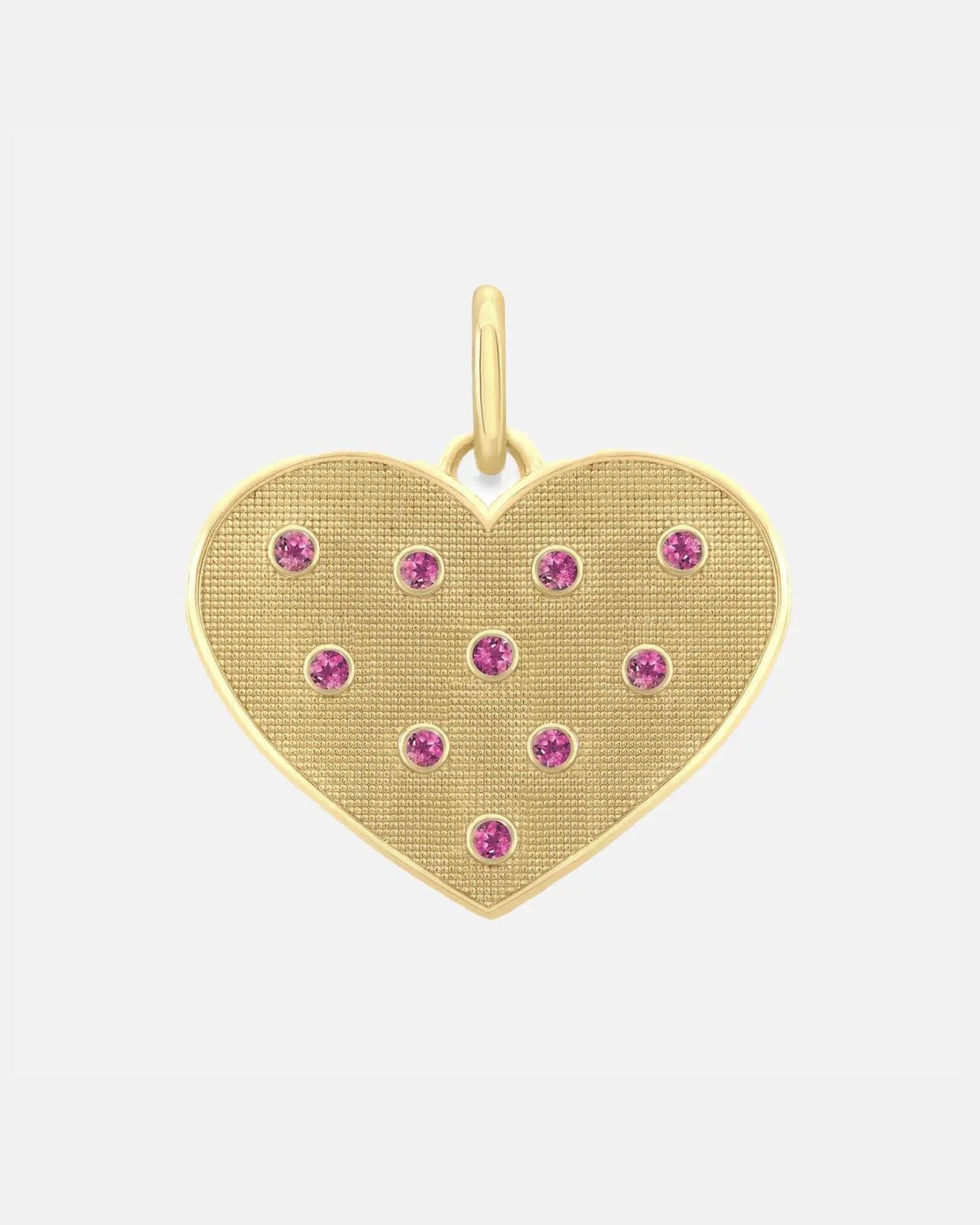 Birthstone Heart Pendant