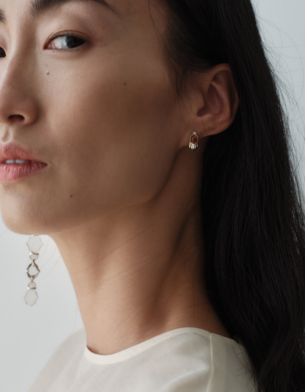 Scallop Hoop Earrings