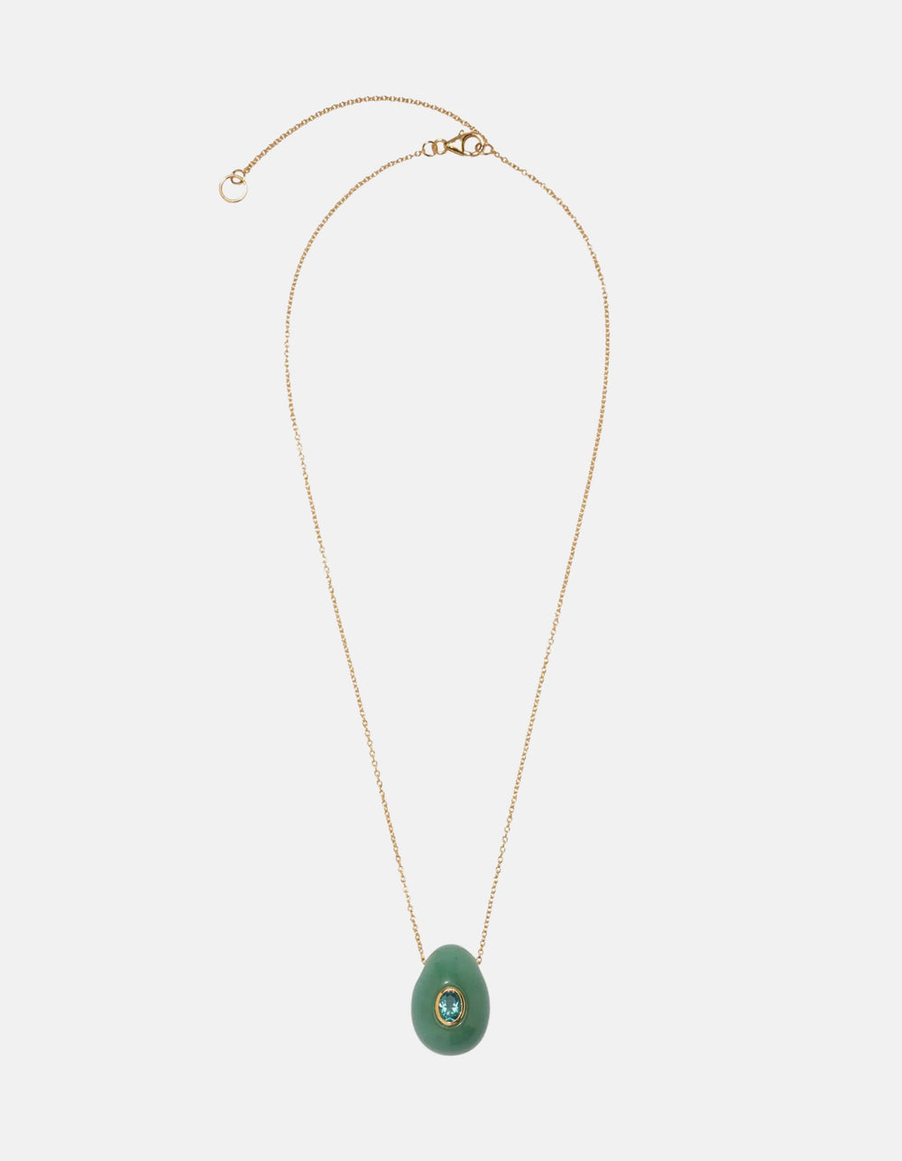 Constance Necklace in Green Aventurine