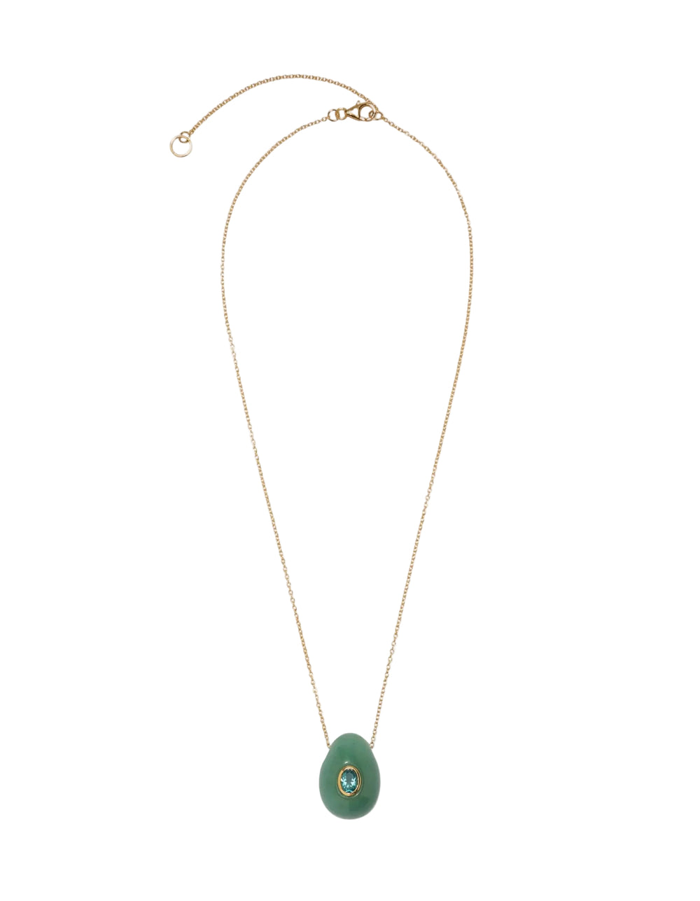 Constance Necklace in Green Aventurine