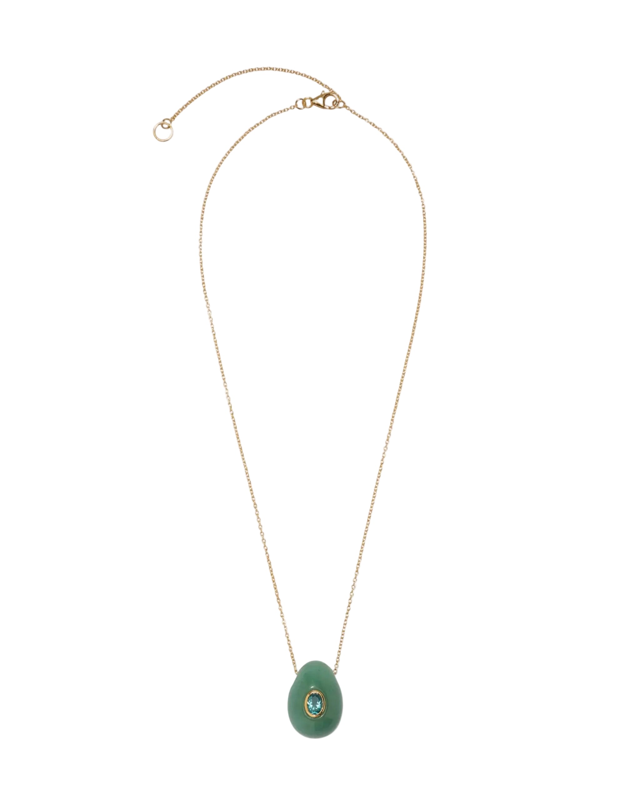 Constance Necklace in Green Aventurine