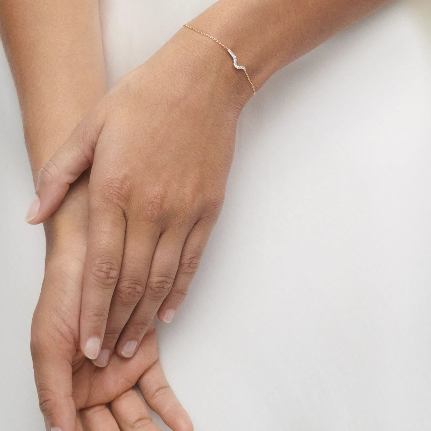 Diamonds and Gold Flow Bracelet by PDPaola - At Present Jewelry