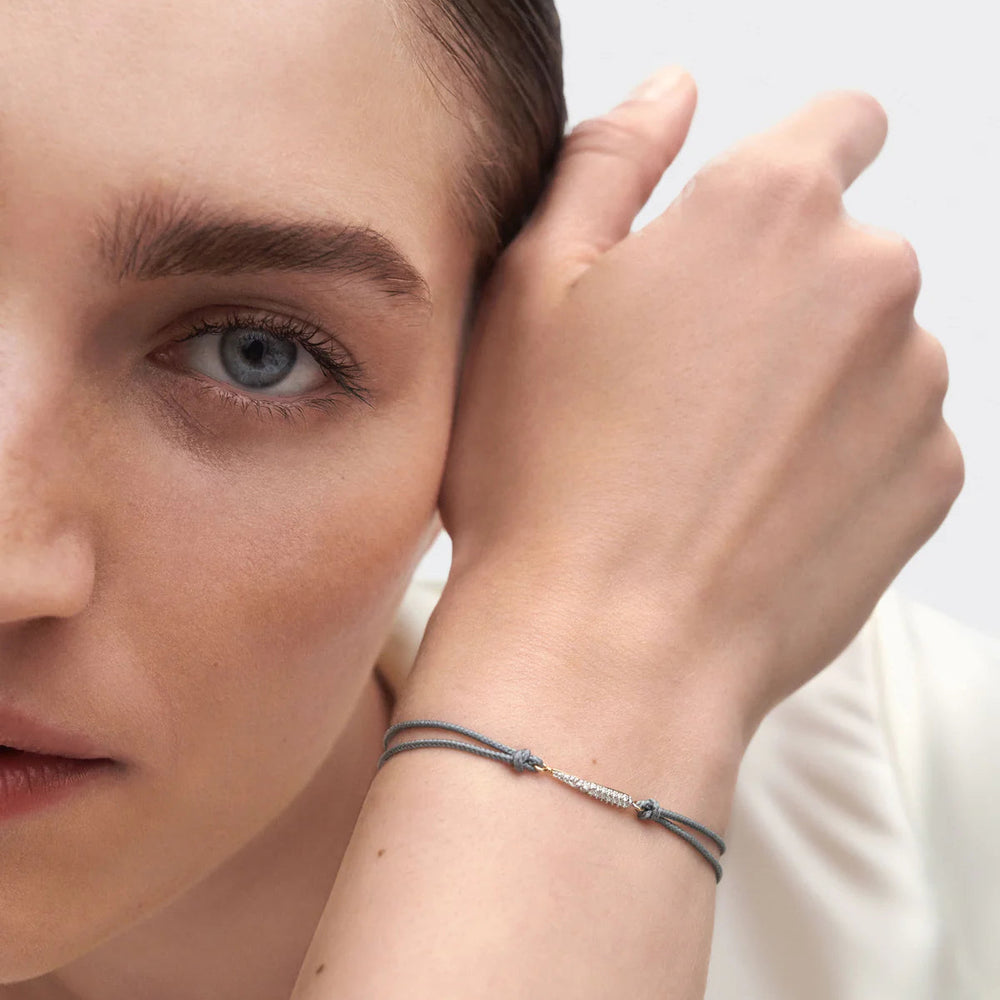 Nina Diamond Cord Bracelet by PDPaola - At Present Jewelry