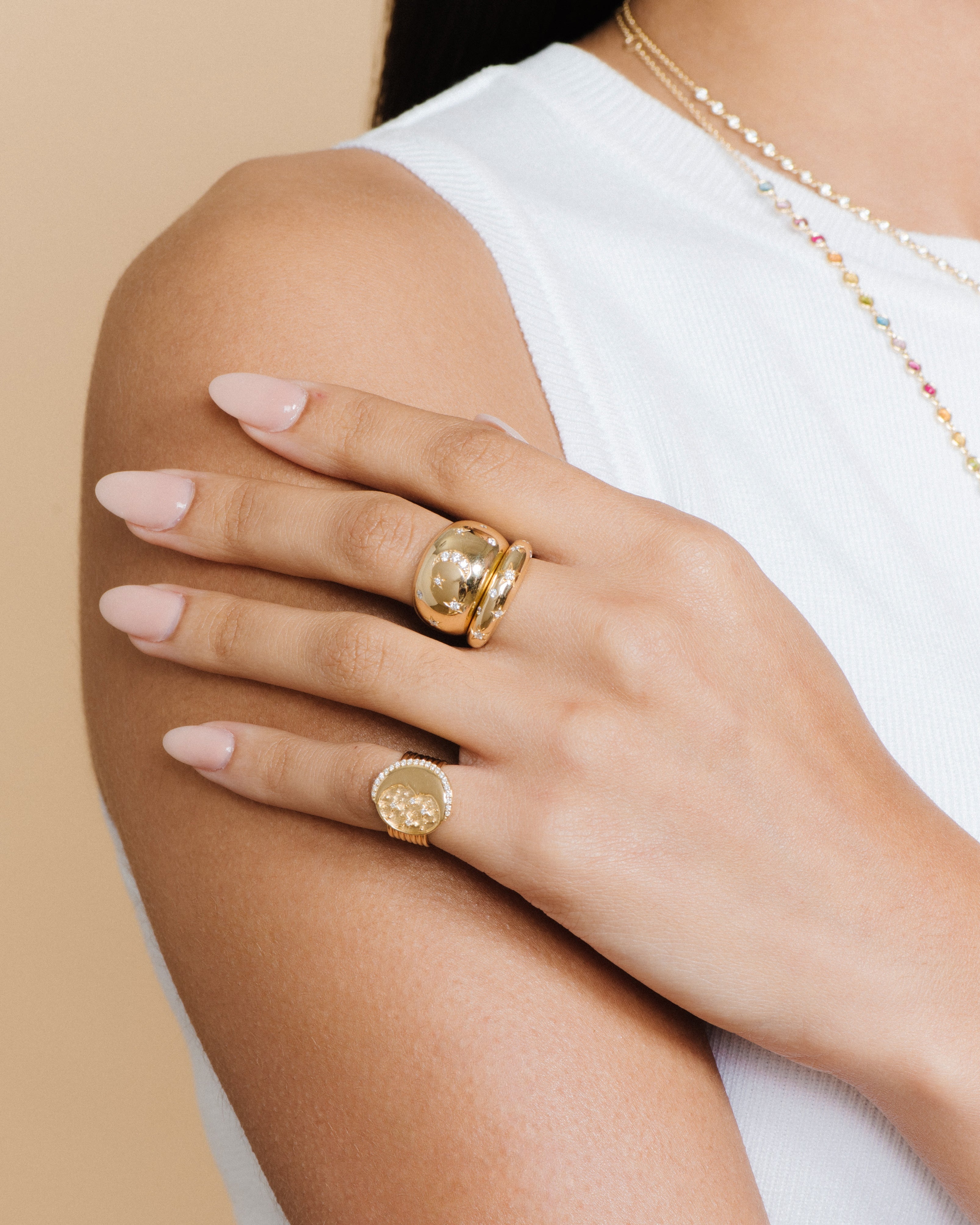 Celeste Dome Ring