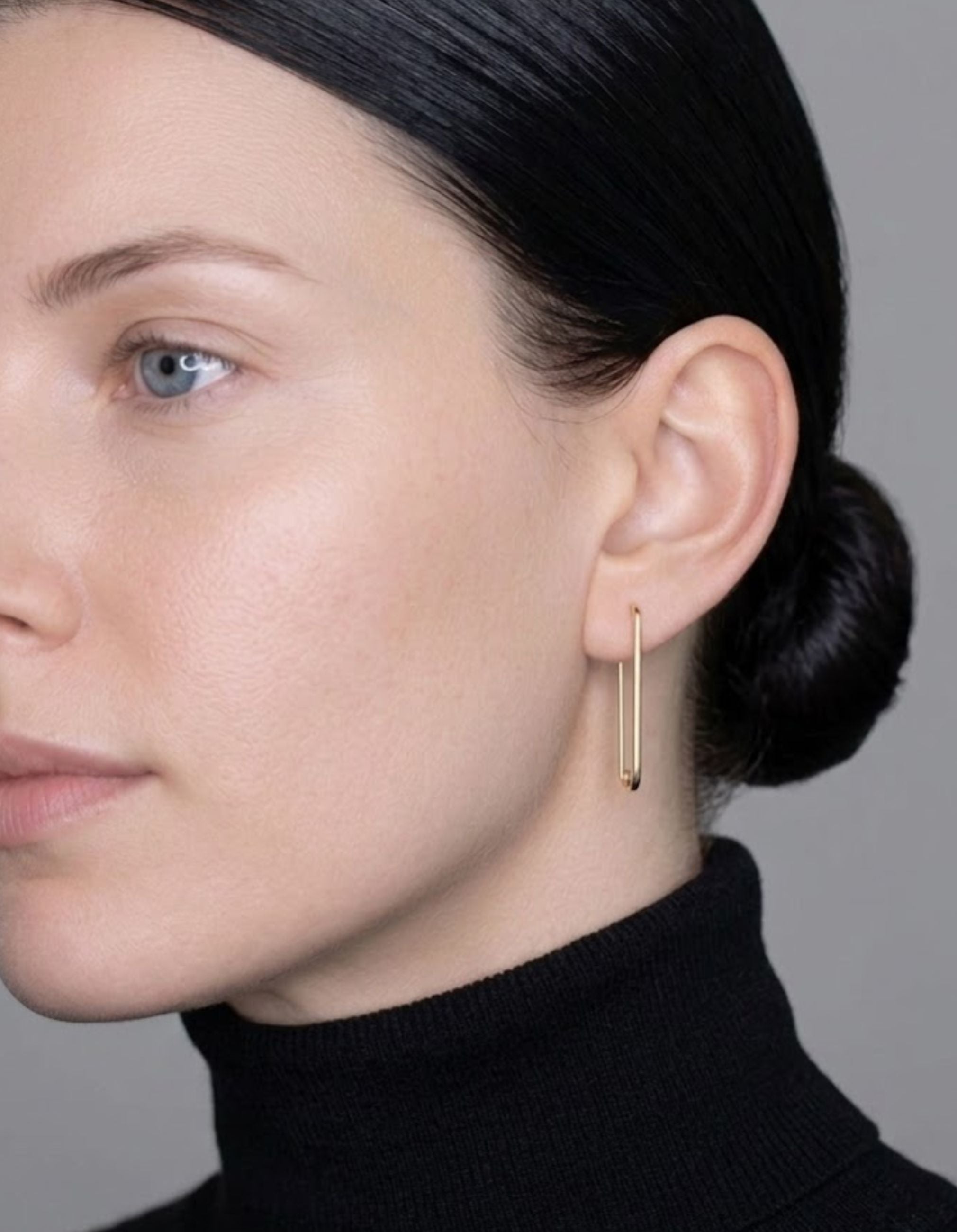 Large Paperclip Earring