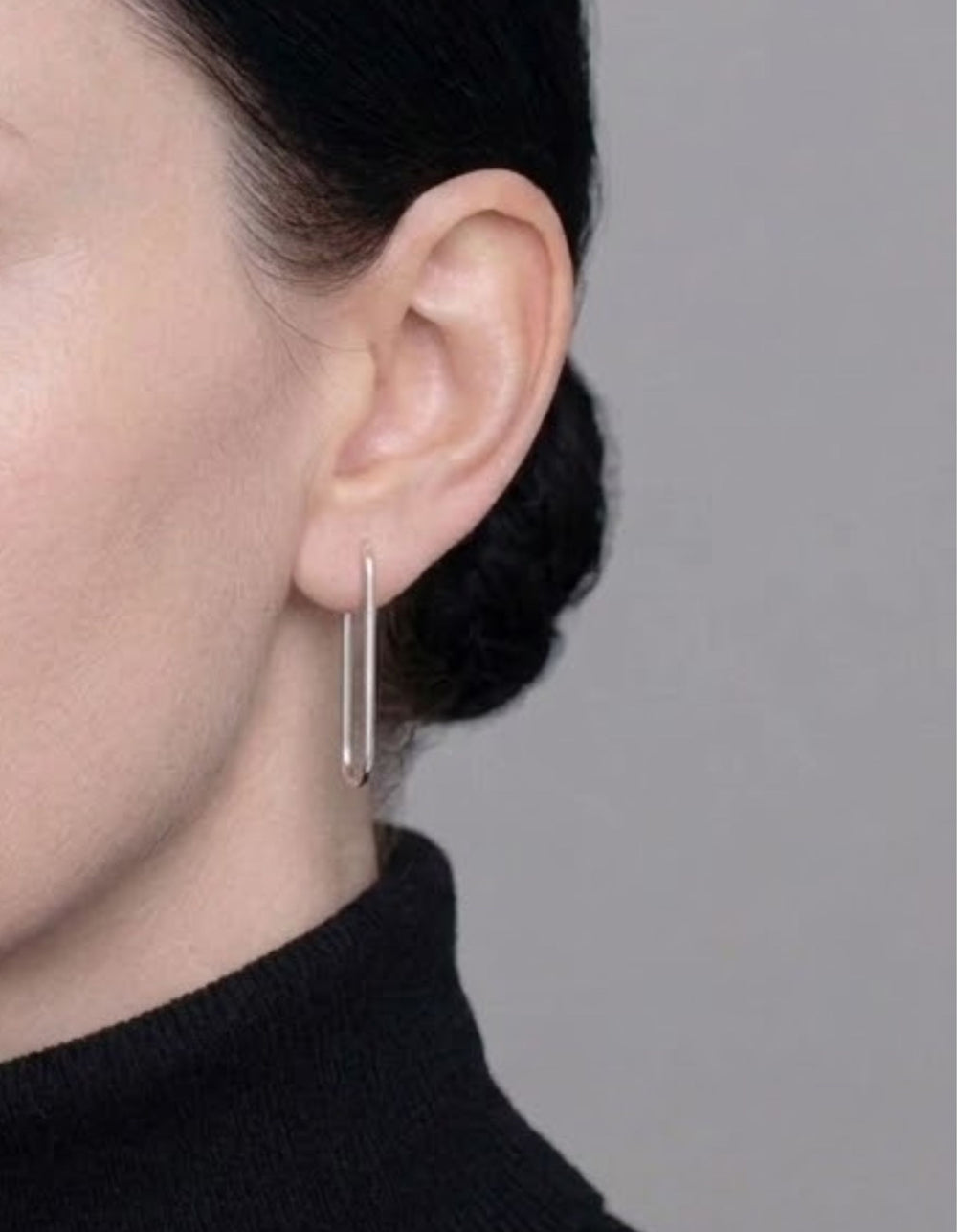Large Paperclip Earring