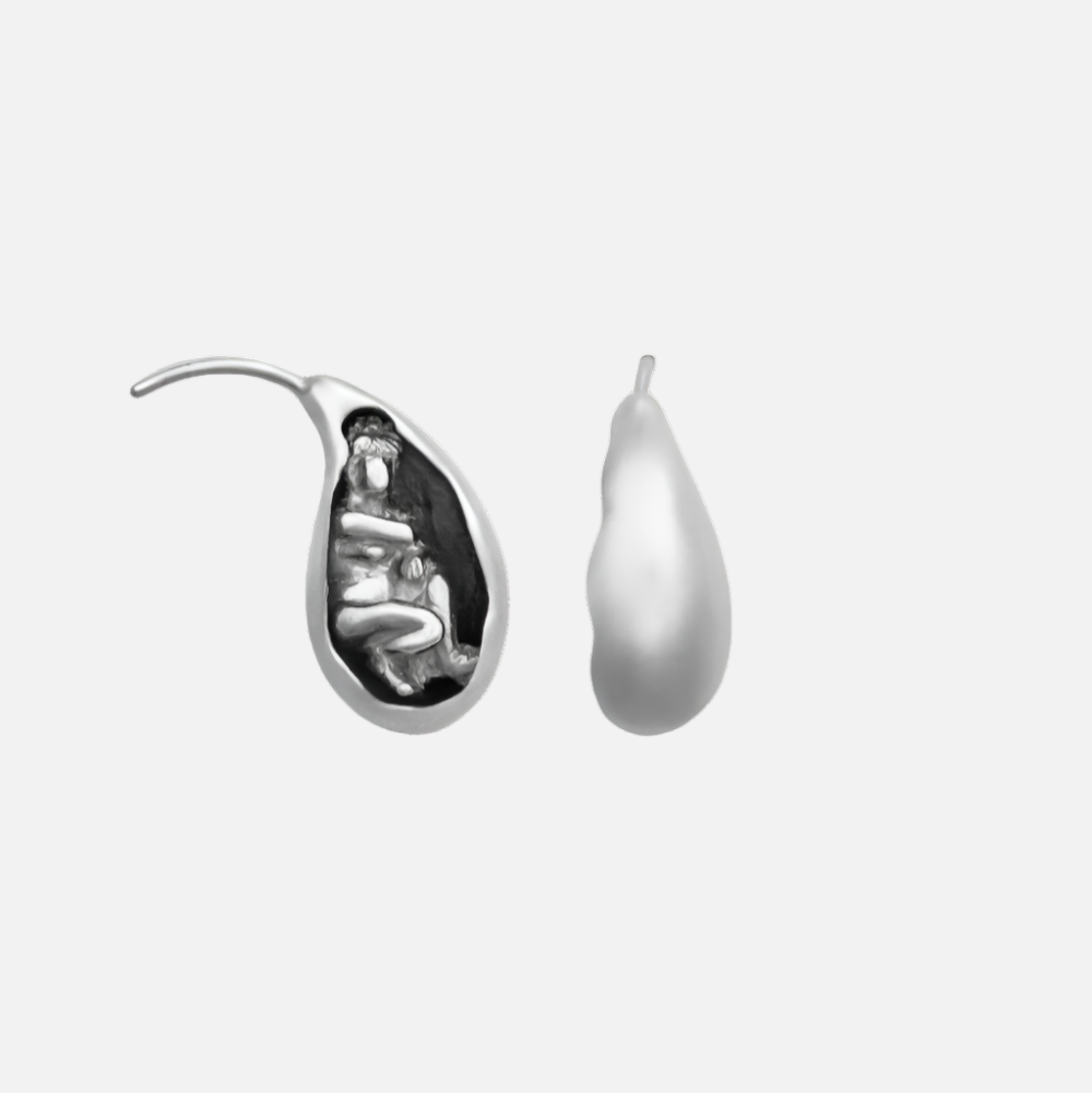 Crouching Venus, Silver by Carina Hardy - At Present Jewelry