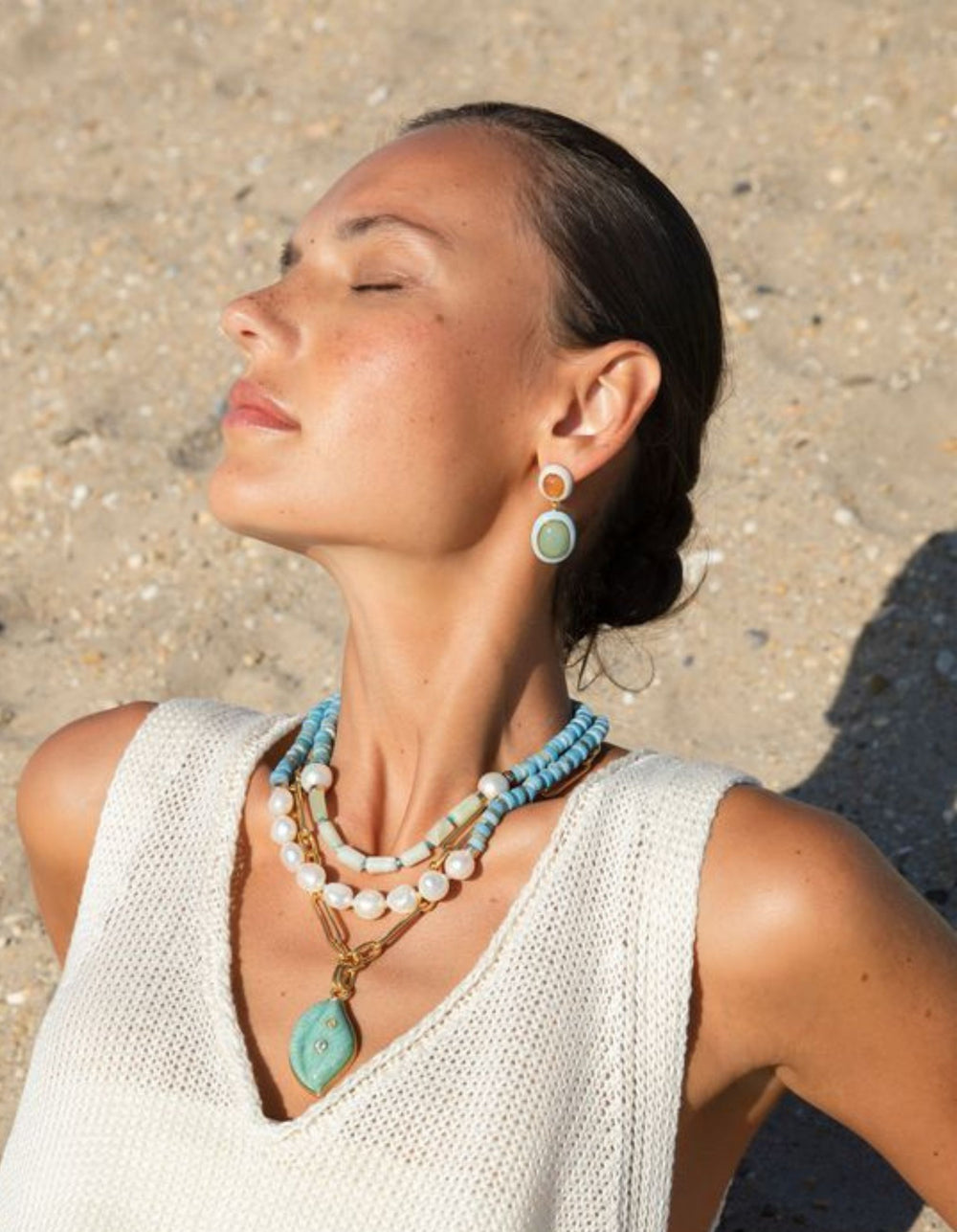 Papaya Earrings by Lizzie Fortunato - At Present Jewelry