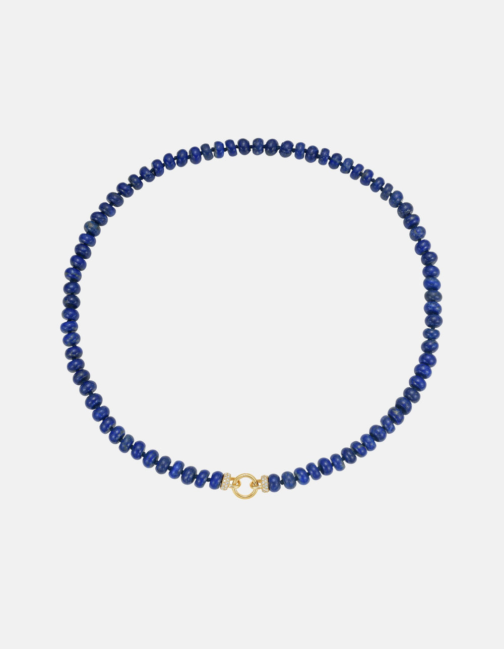 Rondelle Lapis Lazuli Necklace by Lionheart - At Present Jewelry