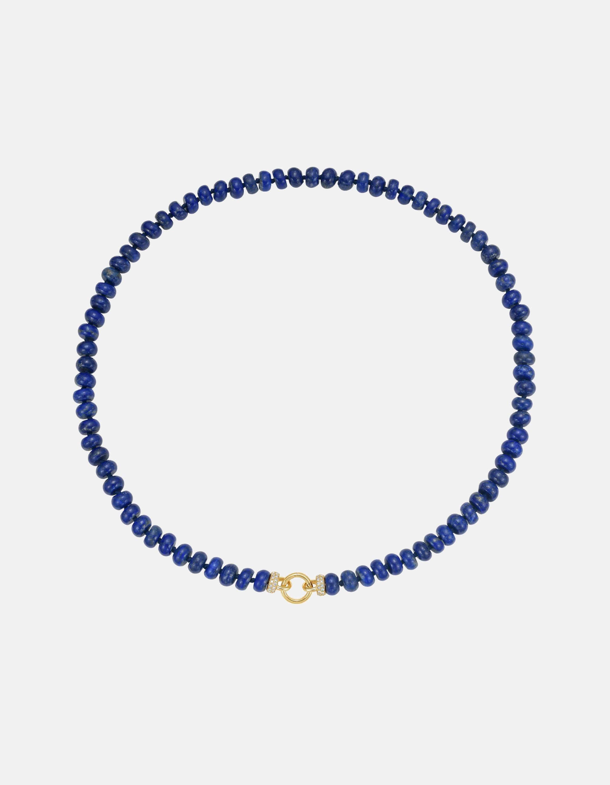 Rondelle Lapis Lazuli Necklace by Lionheart - At Present Jewelry