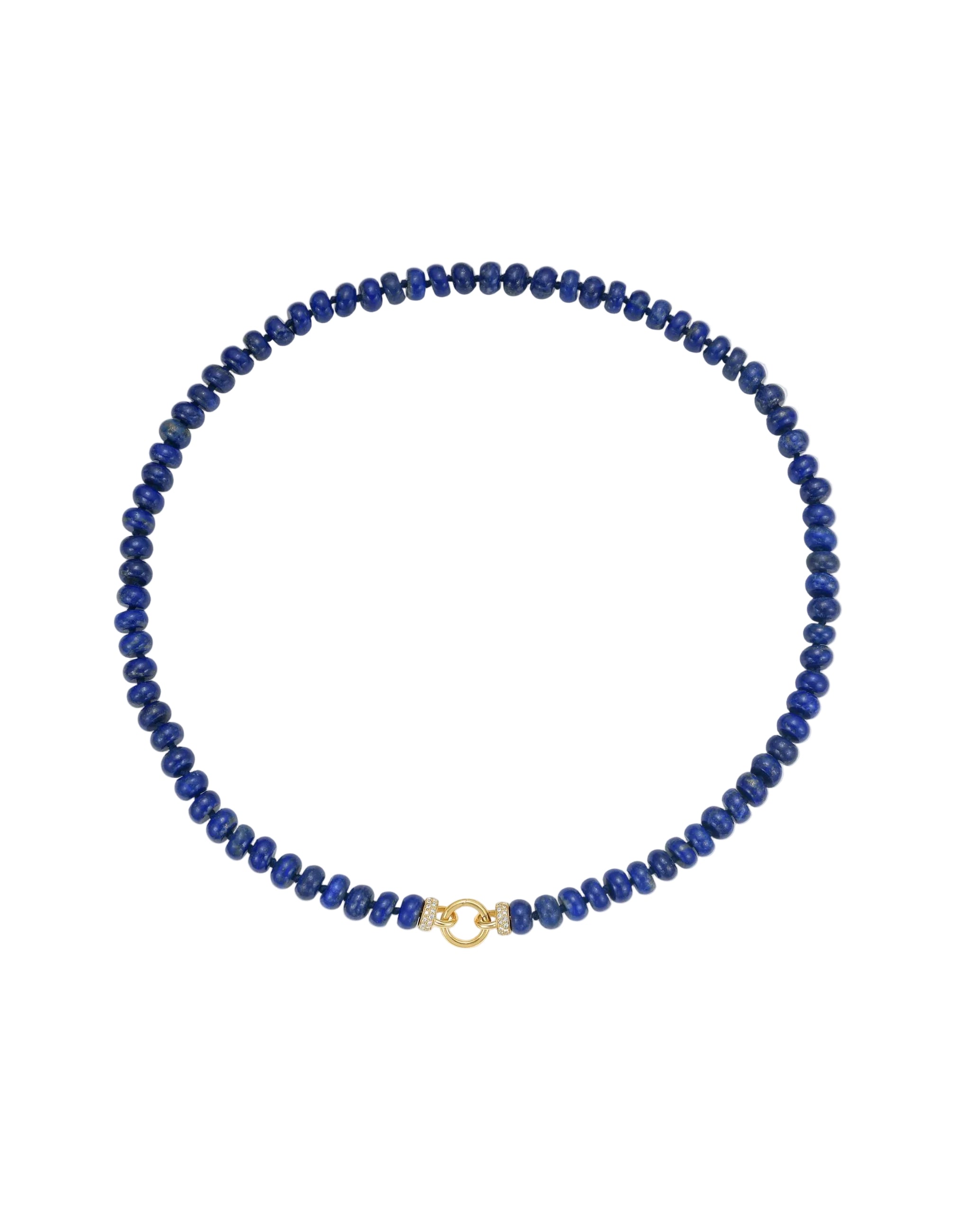 Rondelle Lapis Lazuli Necklace by Lionheart - At Present Jewelry