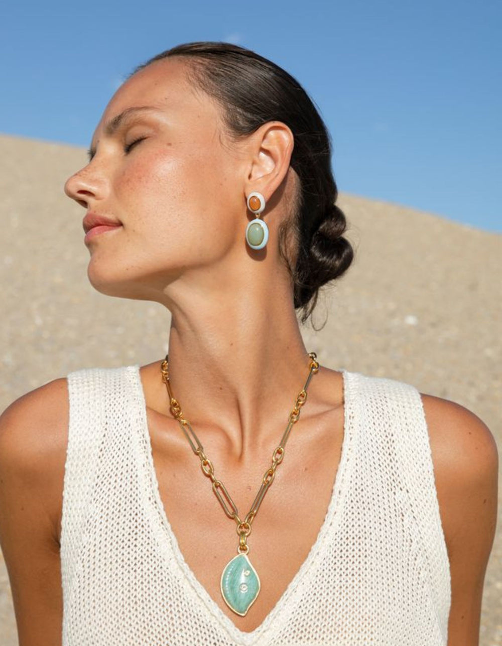 Papaya Earrings by Lizzie Fortunato - At Present Jewelry