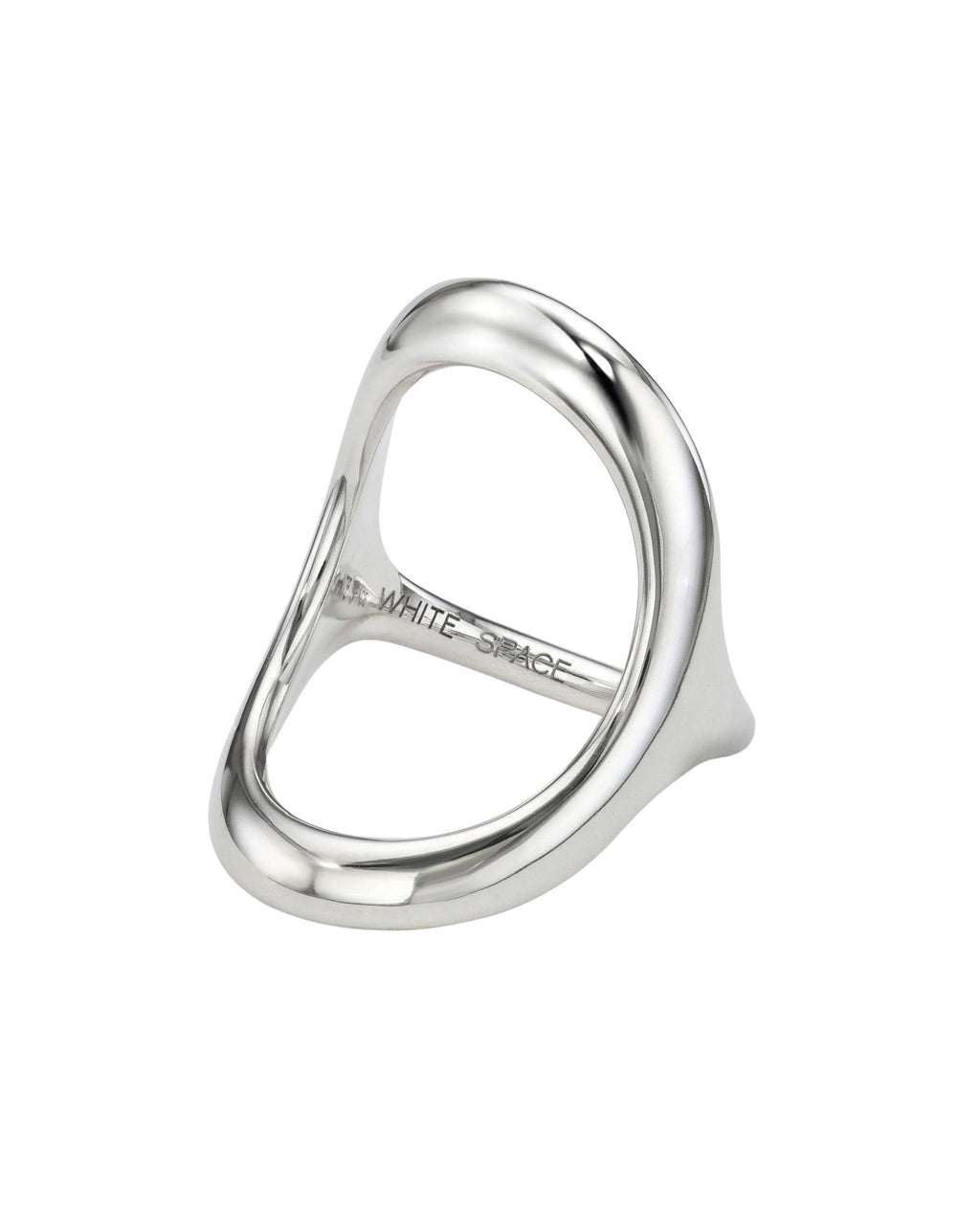 Bold Continuity Ring by White/Space - At Present Jewelry