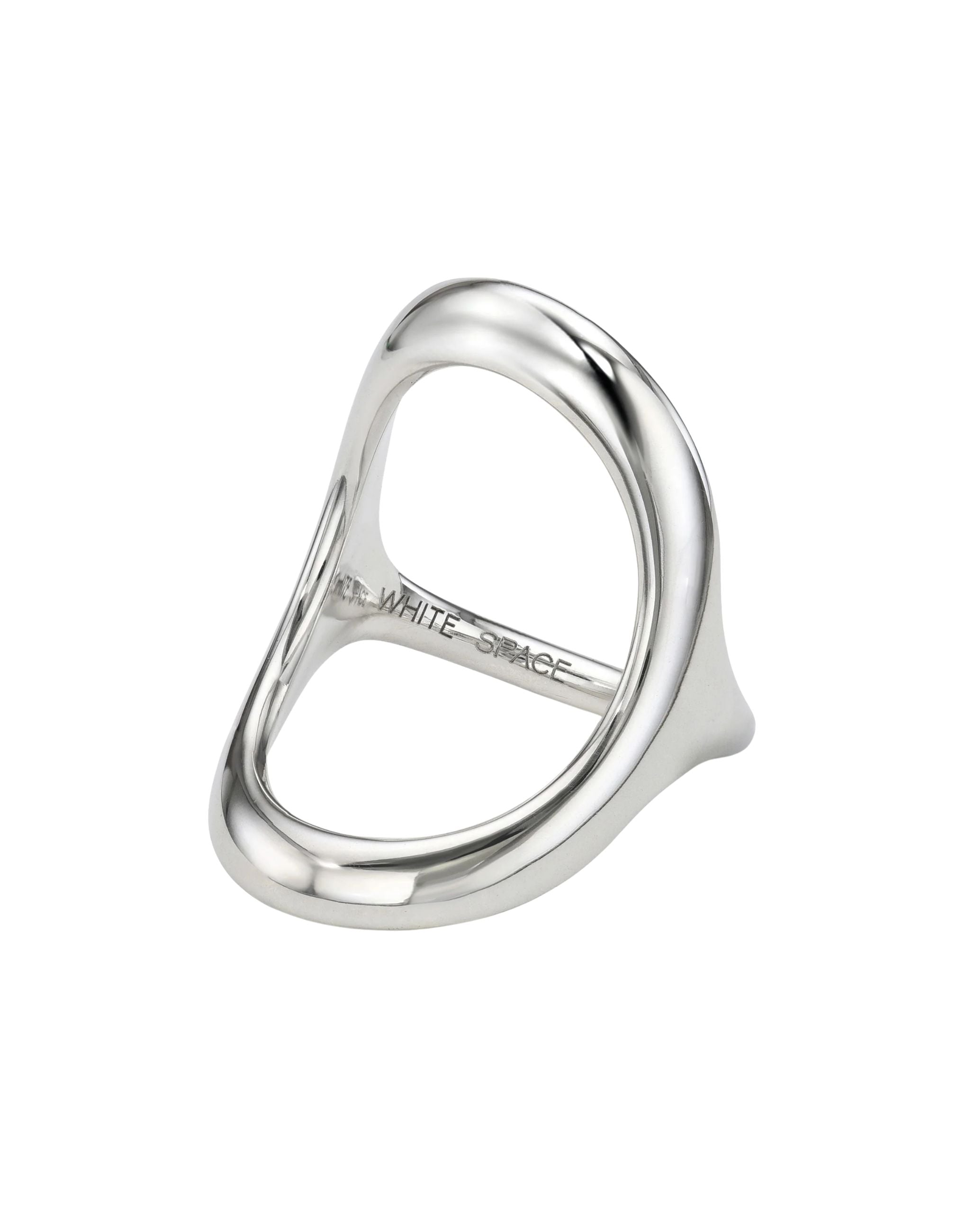 Bold Continuity Ring by White/Space - At Present Jewelry