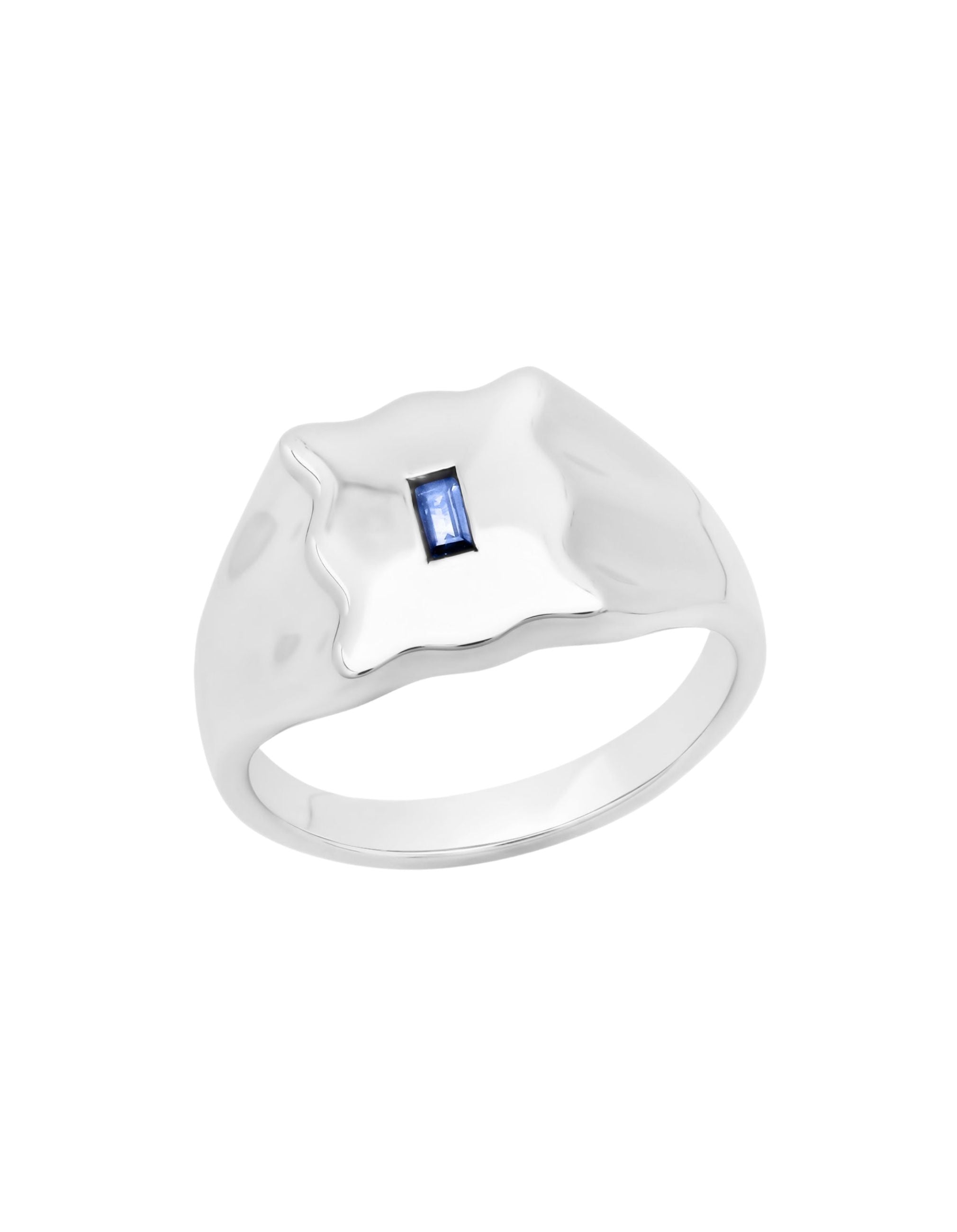 Baguette Form Signet Ring by Eriness - At Present Jewelry