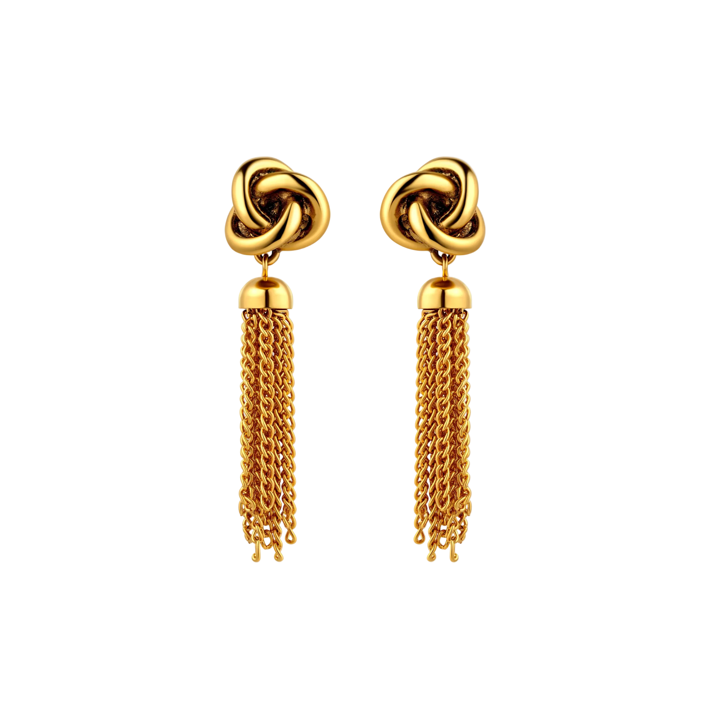 Knot Tassel Earring by Christina Caruso - At Present Jewelry