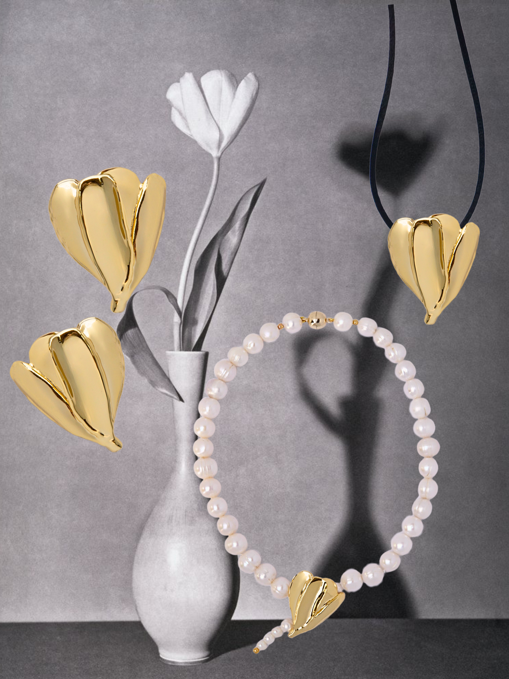 Tulips Earrings by Anita Berisha - At Present Jewelry