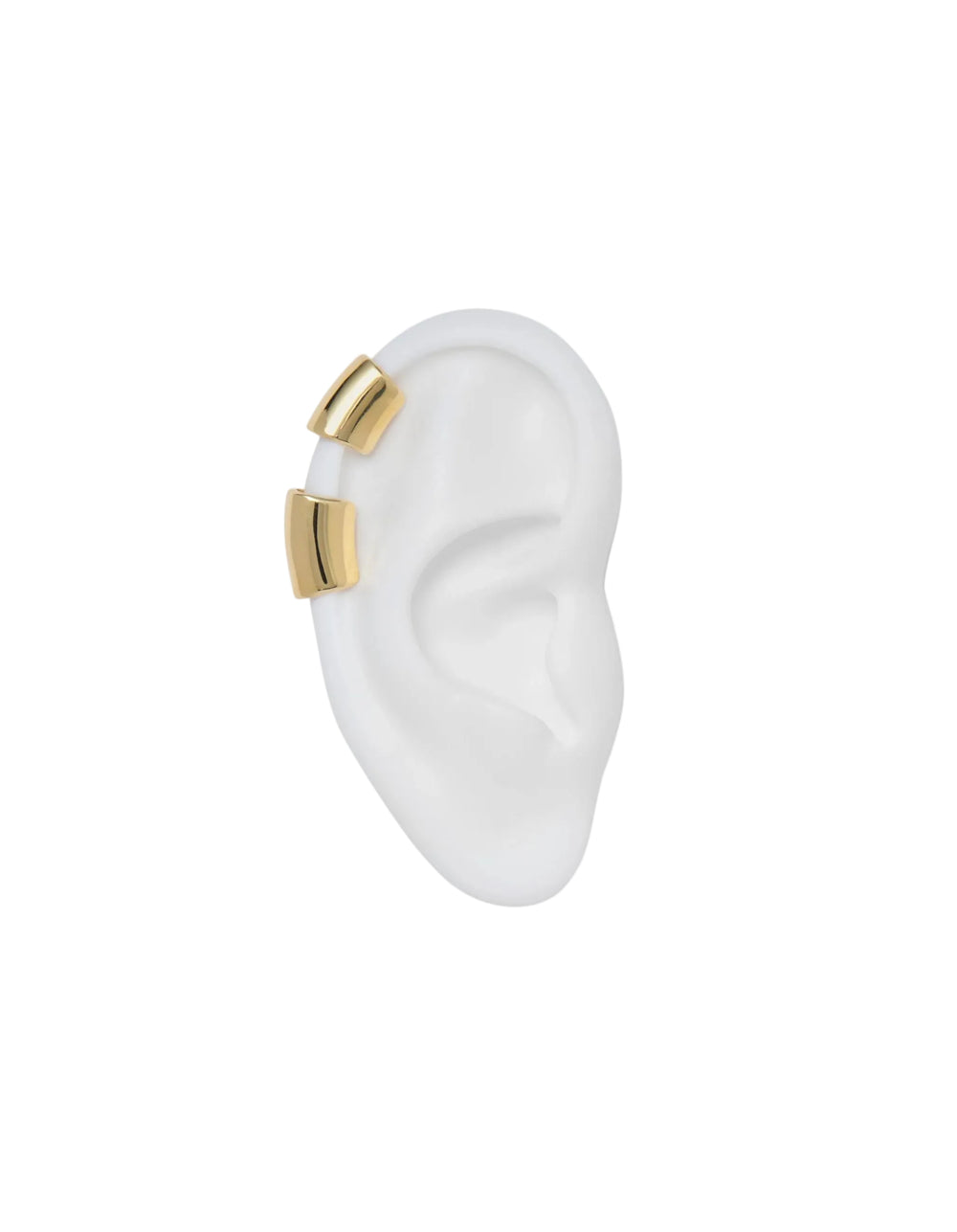 Split Helix Ear Cuff in Gold by Lady Grey - At Present Jewelry