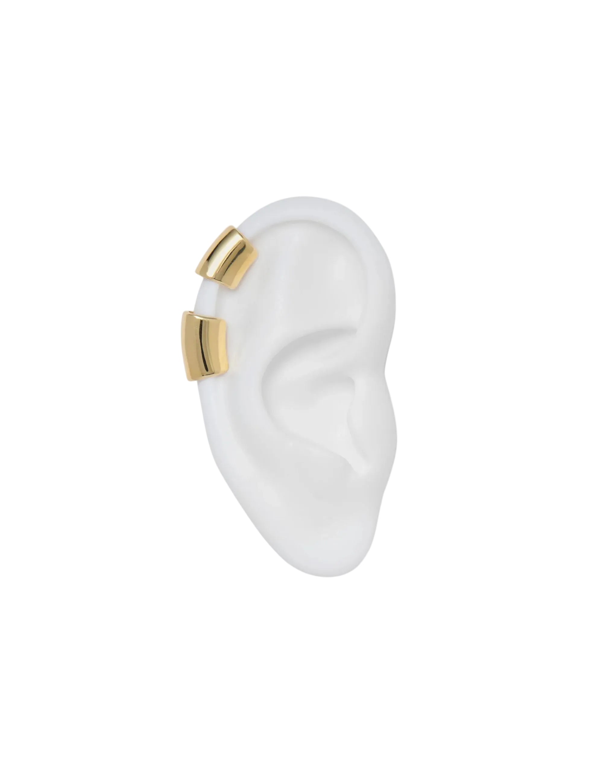 Split Helix Ear Cuff in Gold by Lady Grey - At Present Jewelry
