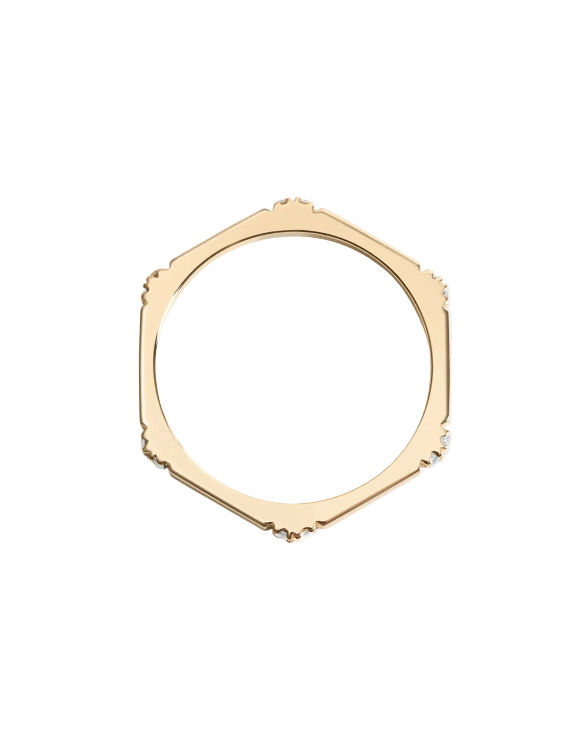 Hex Ring II by Selin Kent - At Present Jewelry