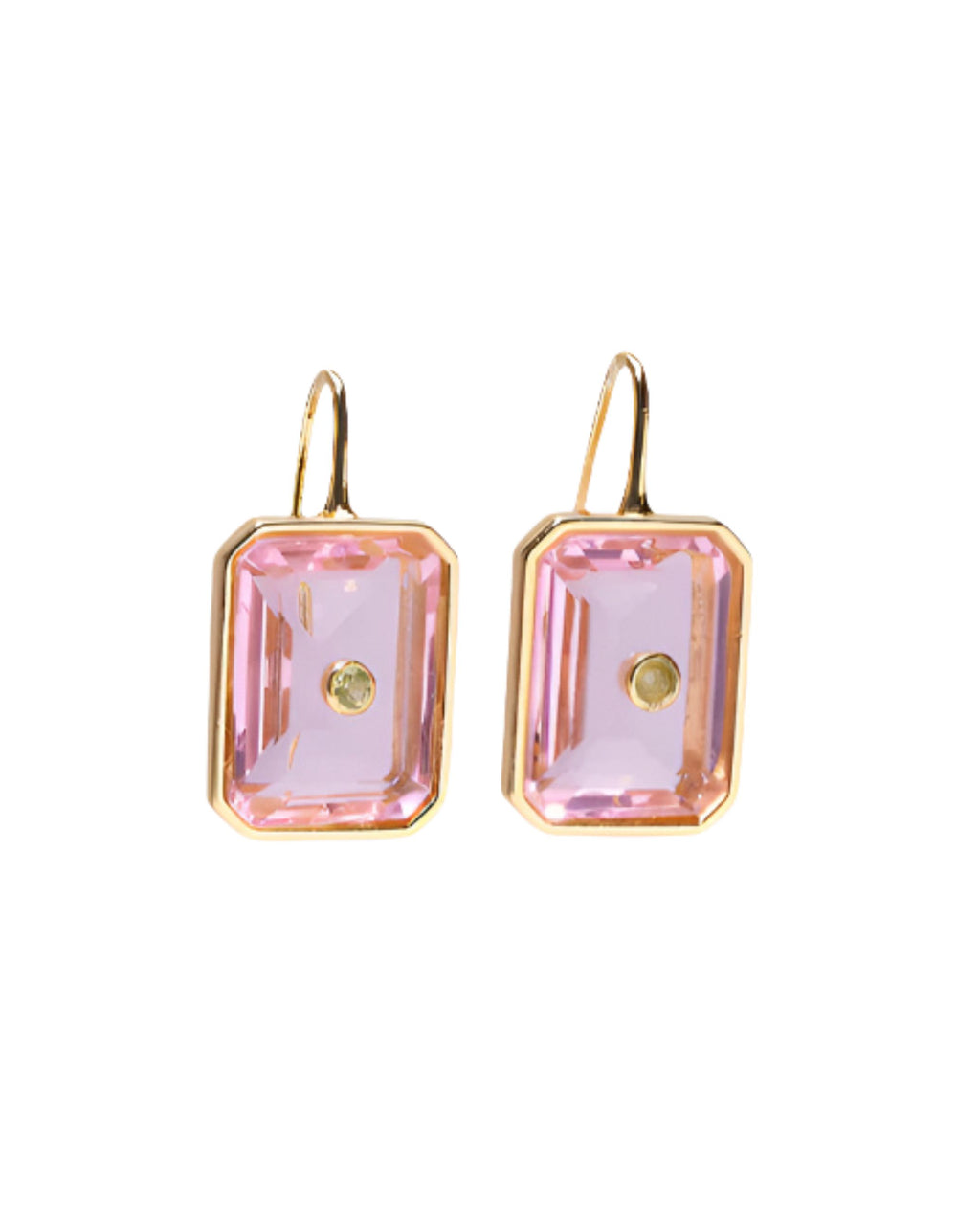Tile Earrings in Aqua