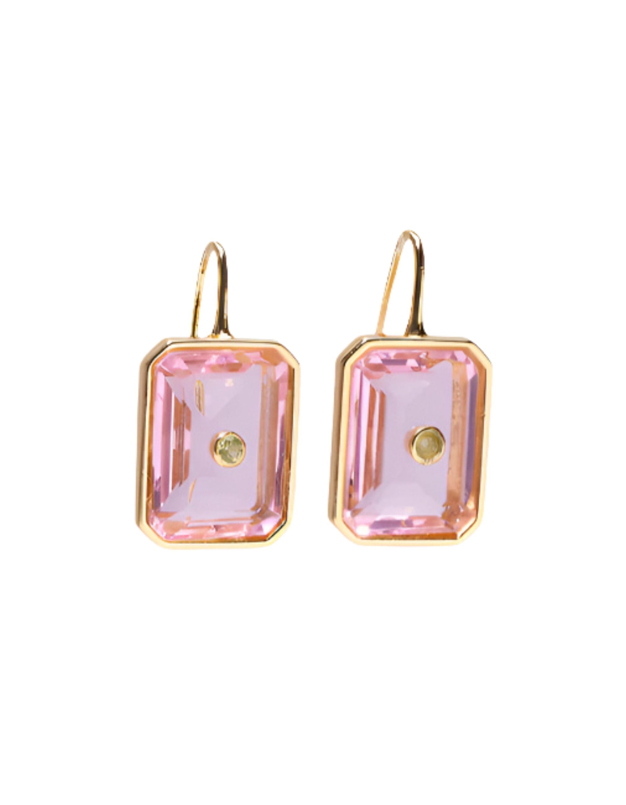 Tile Earrings in Aqua