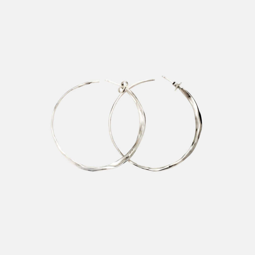 Small Sinew Hoops by Ariana Boussard-Reifel - At Present Jewelry