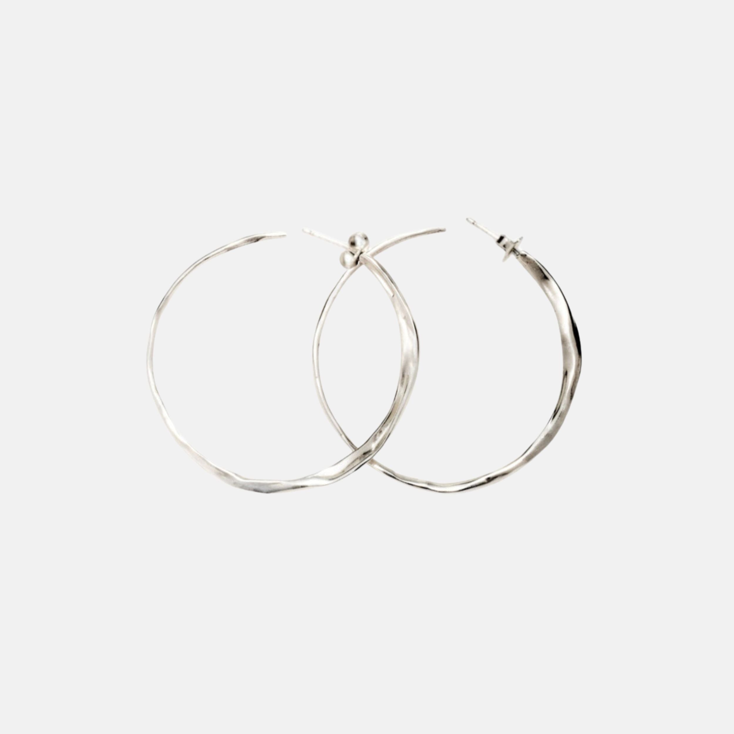 Small Sinew Hoops by Ariana Boussard-Reifel - At Present Jewelry