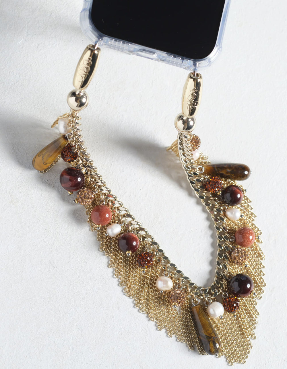 Fringe and Pendant Wristlet