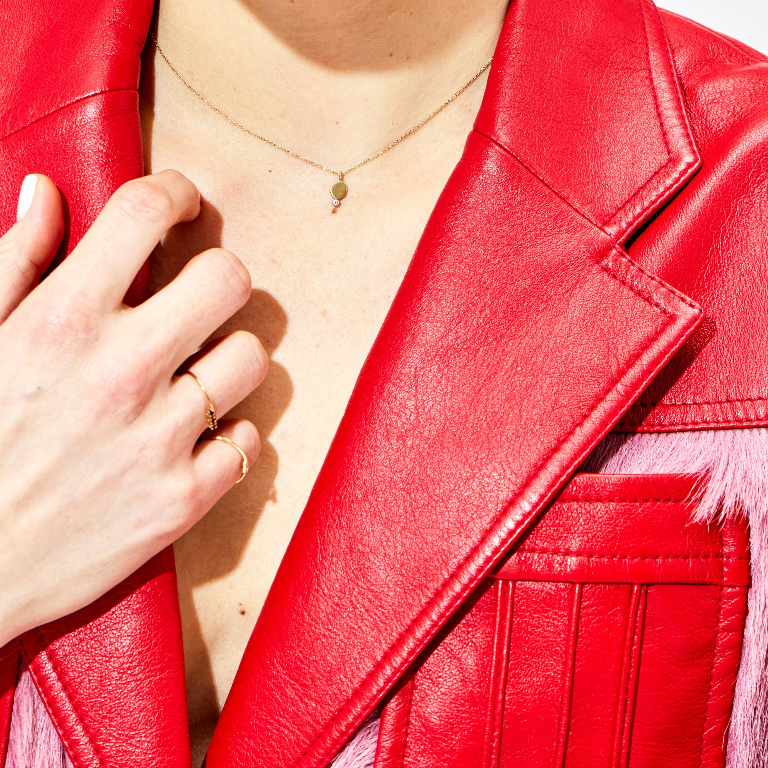 Floating Diamond Ring by A.M. Thorne - At Present Jewelry