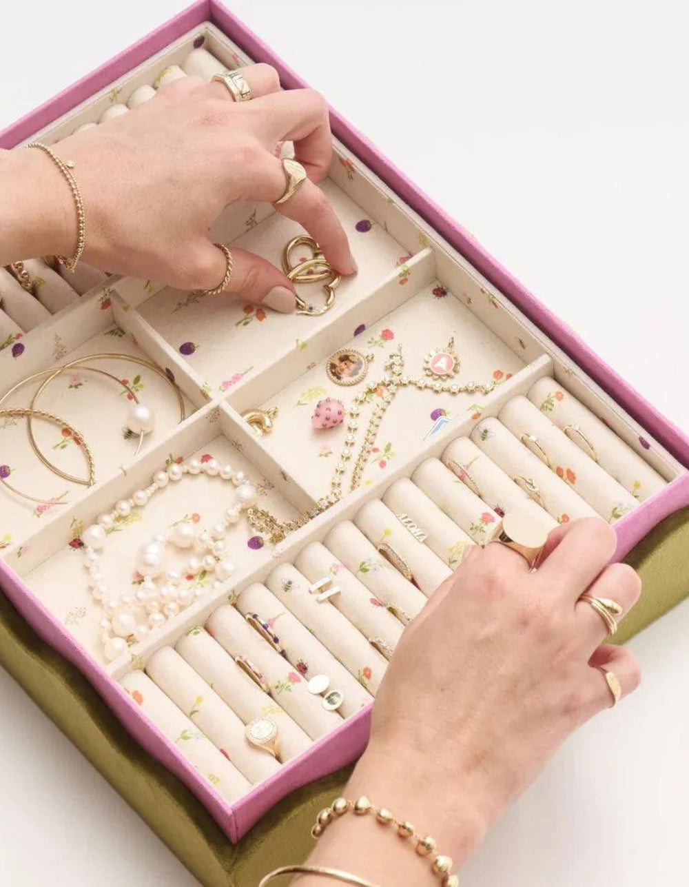 Scalloped Floret Jewelry Box by Ariel Gordon Jewelry - At Present Jewelry