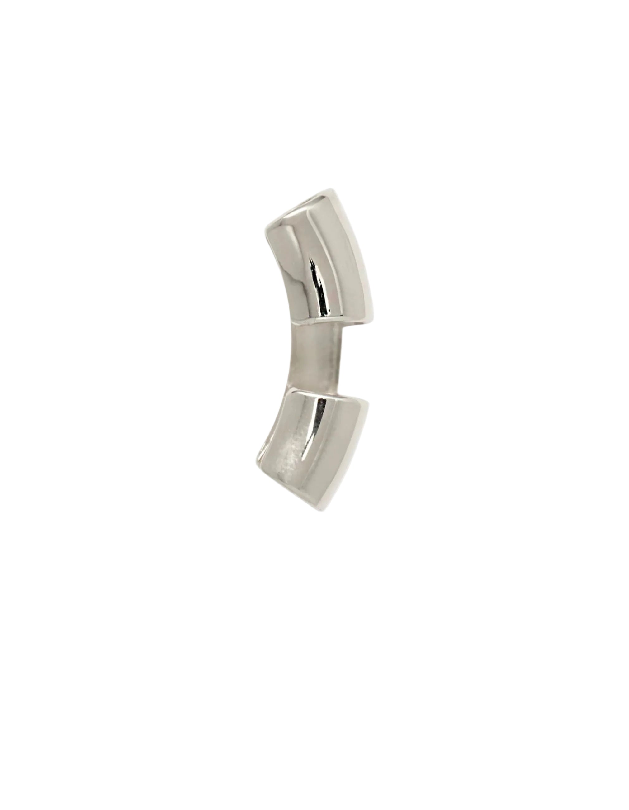 Split Helix Ear Cuff in Silver by Lady Grey - At Present Jewelry