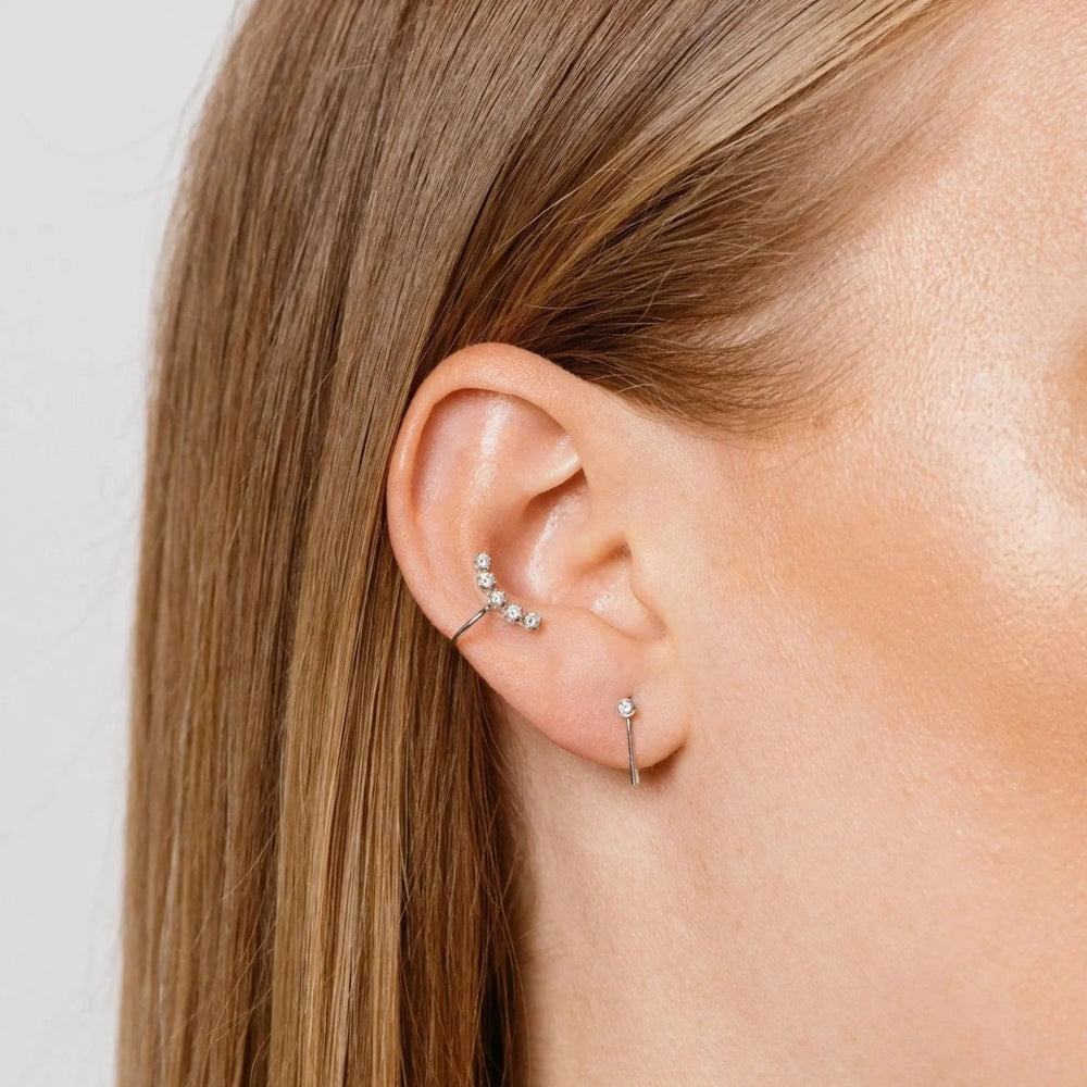 Curved Magic Cuff Earring by Labulgara - At Present Jewelry