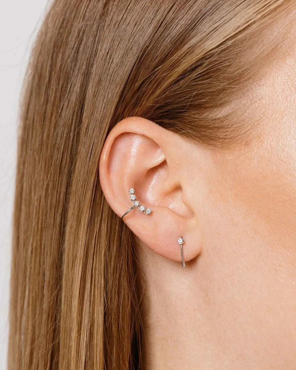 Curved Magic Cuff Earring by Labulgara - At Present Jewelry