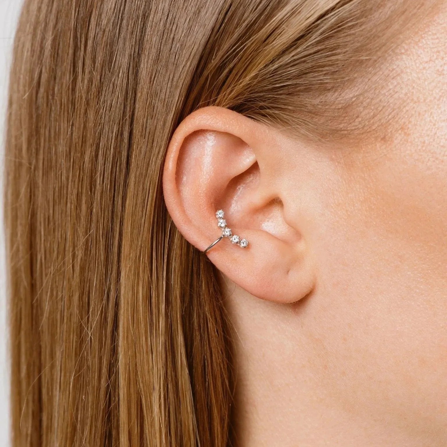 Curved Magic Cuff Earring by Labulgara - At Present Jewelry