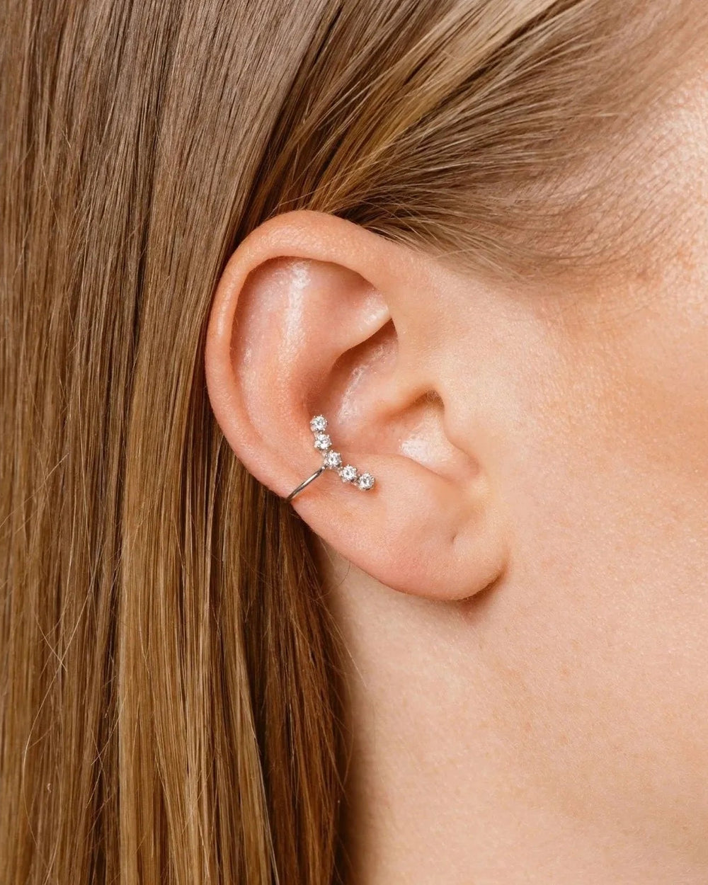 Curved Magic Cuff Earring by Labulgara - At Present Jewelry