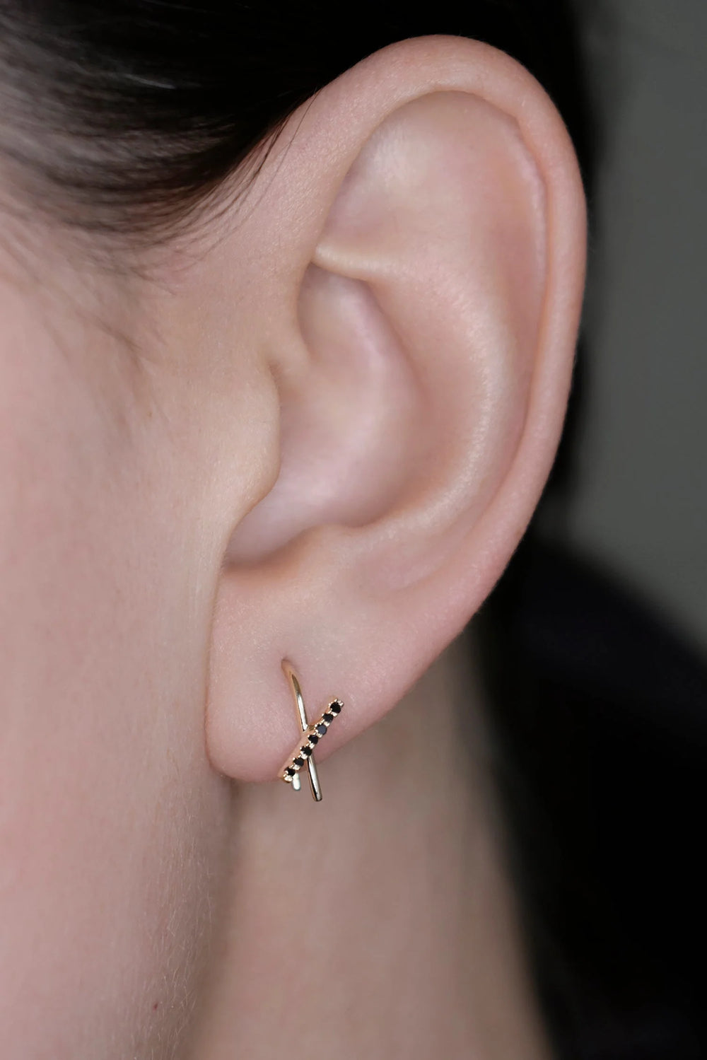 Horizon Mini Thread Earring by Labulgara - At Present Jewelry