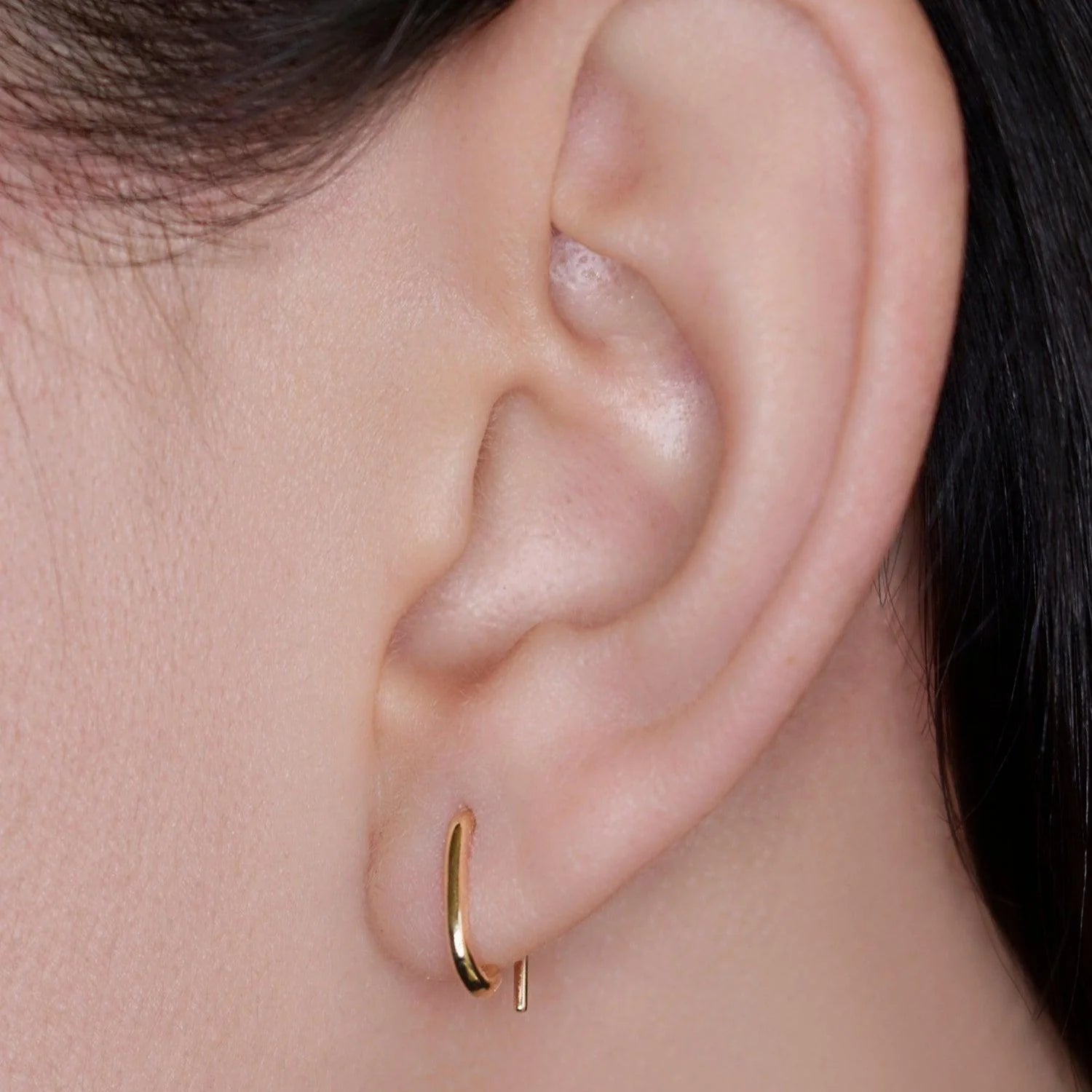 Small Paperclip Earring by Labulgara - At Present Jewelry