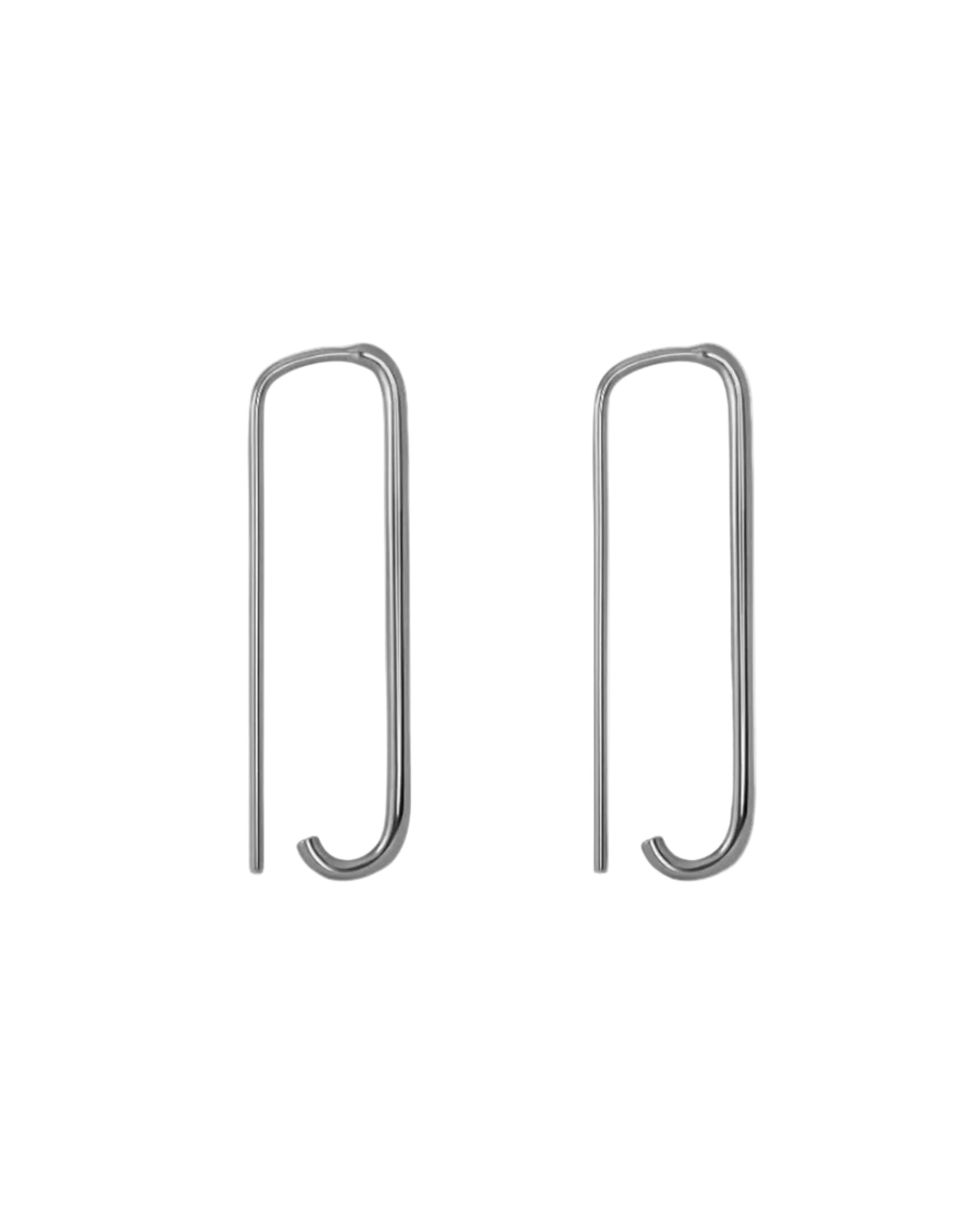 Large Paperclip Earring by Labulgara - At Present Jewelry