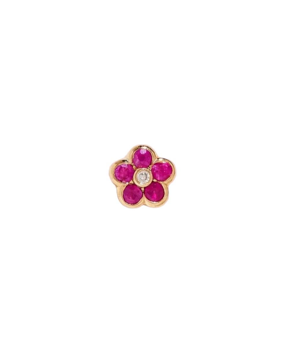 Bezel Flower Stud by Pamela Love - At Present Jewelry