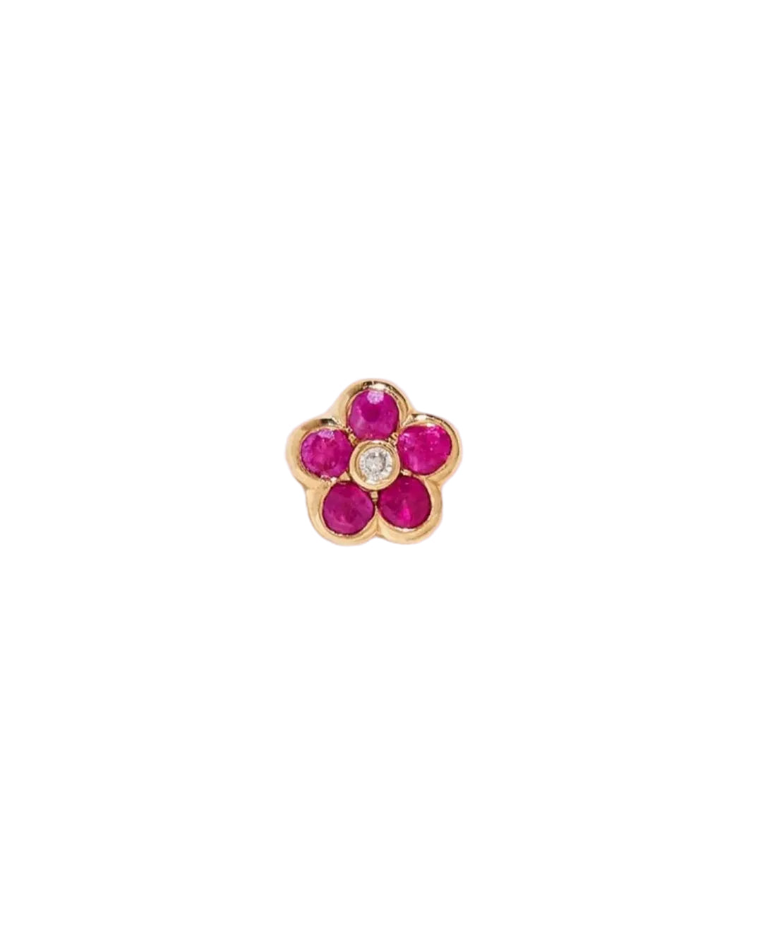 Bezel Flower Stud by Pamela Love - At Present Jewelry