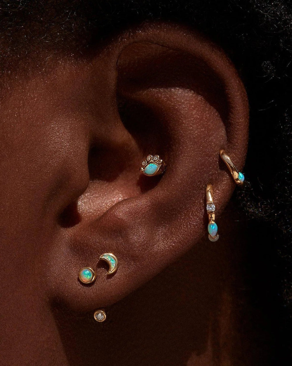 Opal Gravitation Hook by Pamela Love - At Present Jewelry